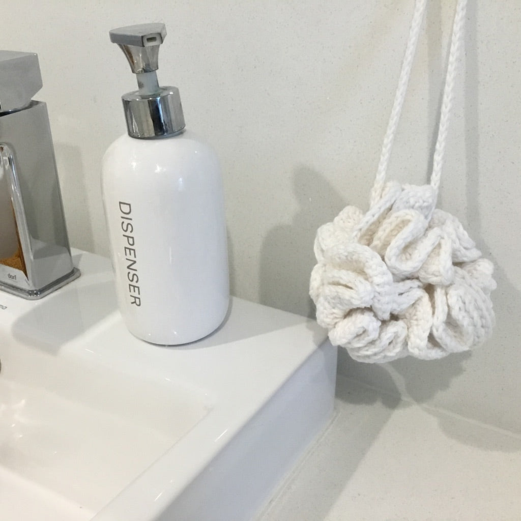 Crocheted Eco-Friendly Bathroom Collection - Loofah