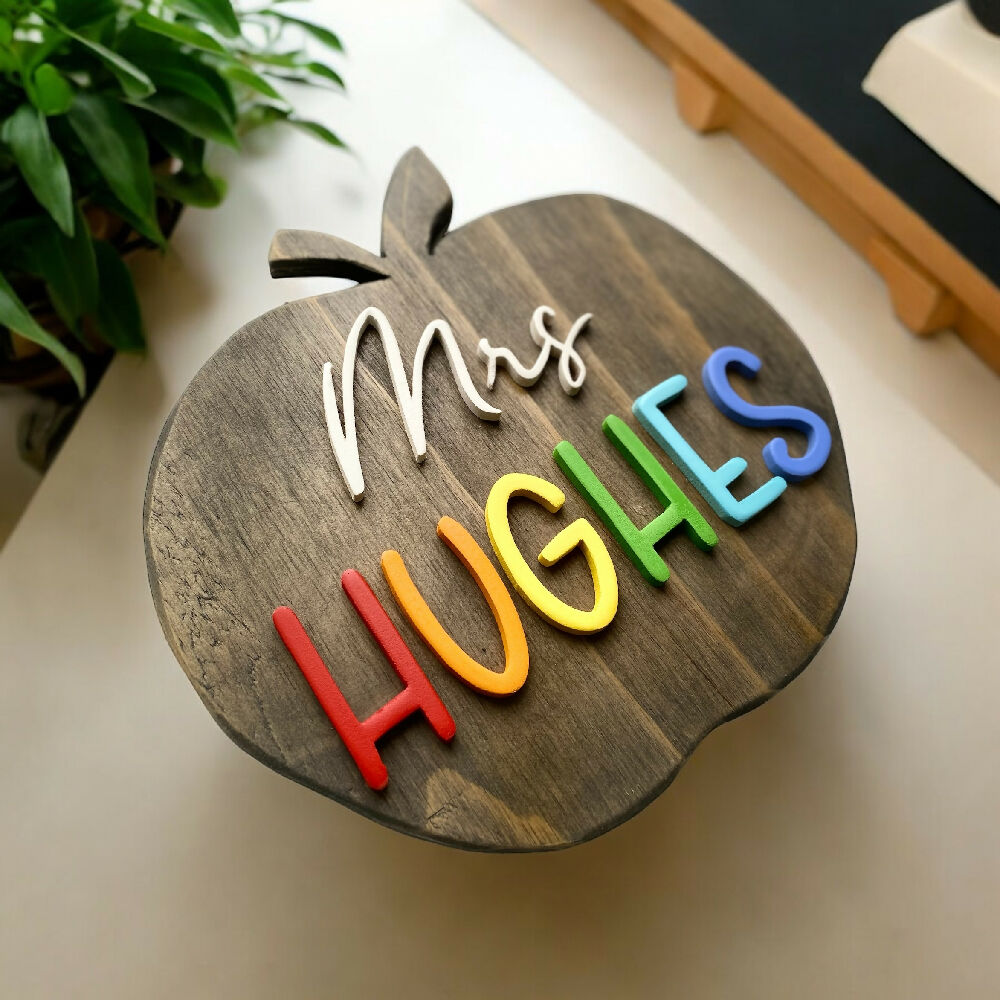 Personalised Teacher classroom sign