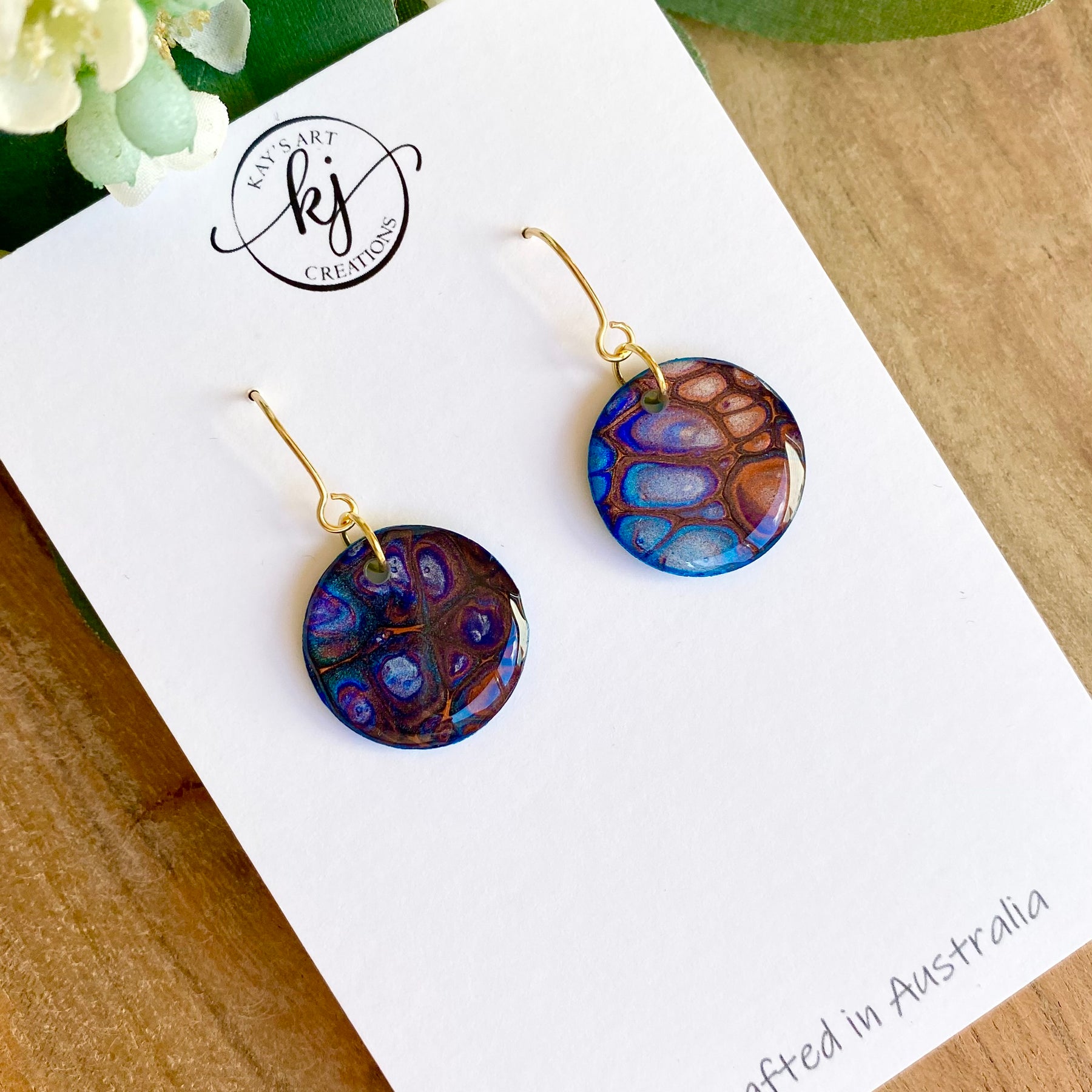 Wearable Art Unique Dangle Earrings