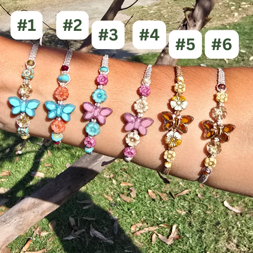 Butterfly Macrame Bracelet/Anklet
