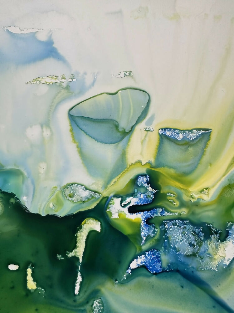 Abstract Landscape Artwork Ocean Vibes
