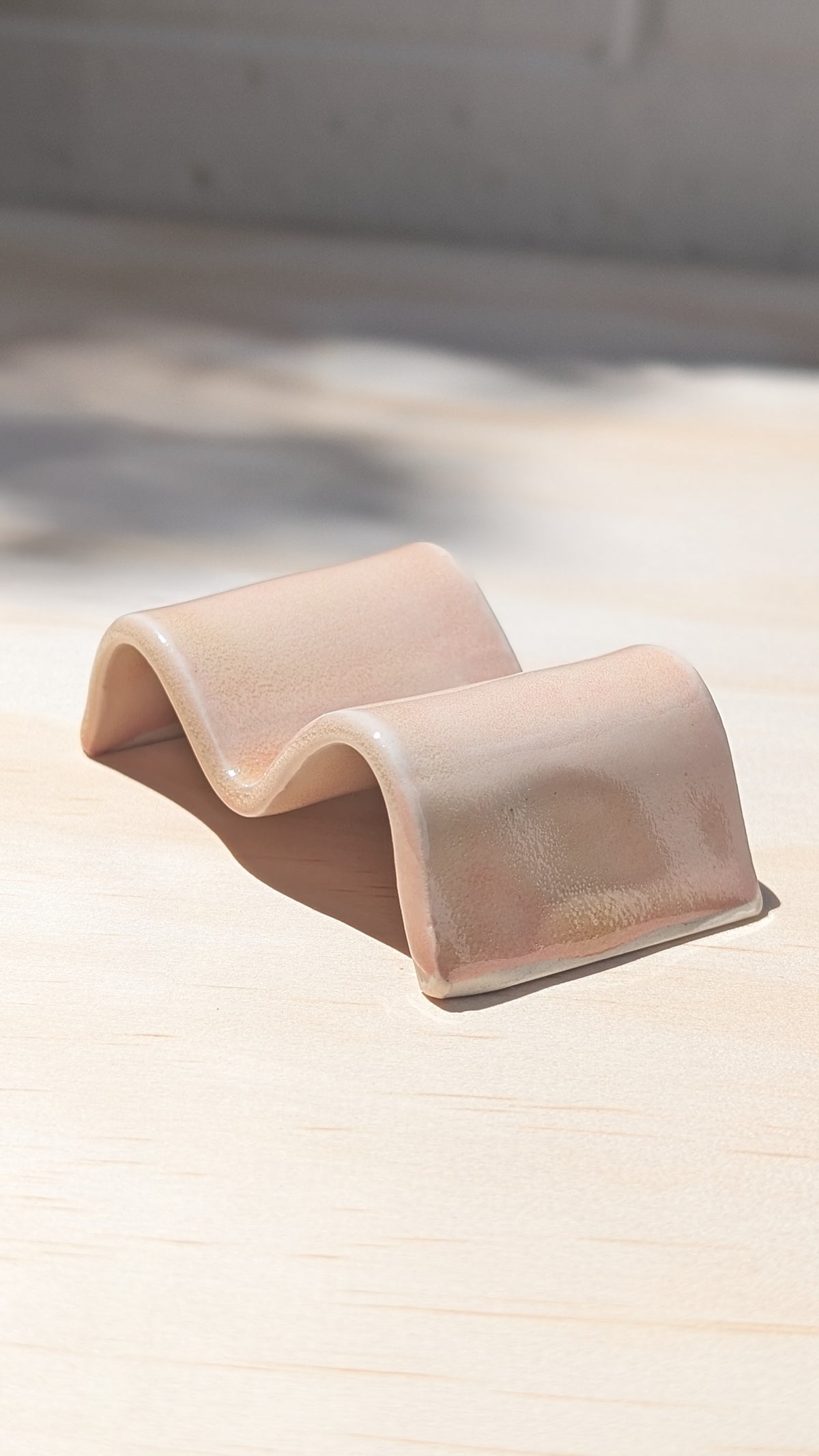 SECOND Rose Tan - Menstrual Cup Drying Rack - Handmade Ceramic