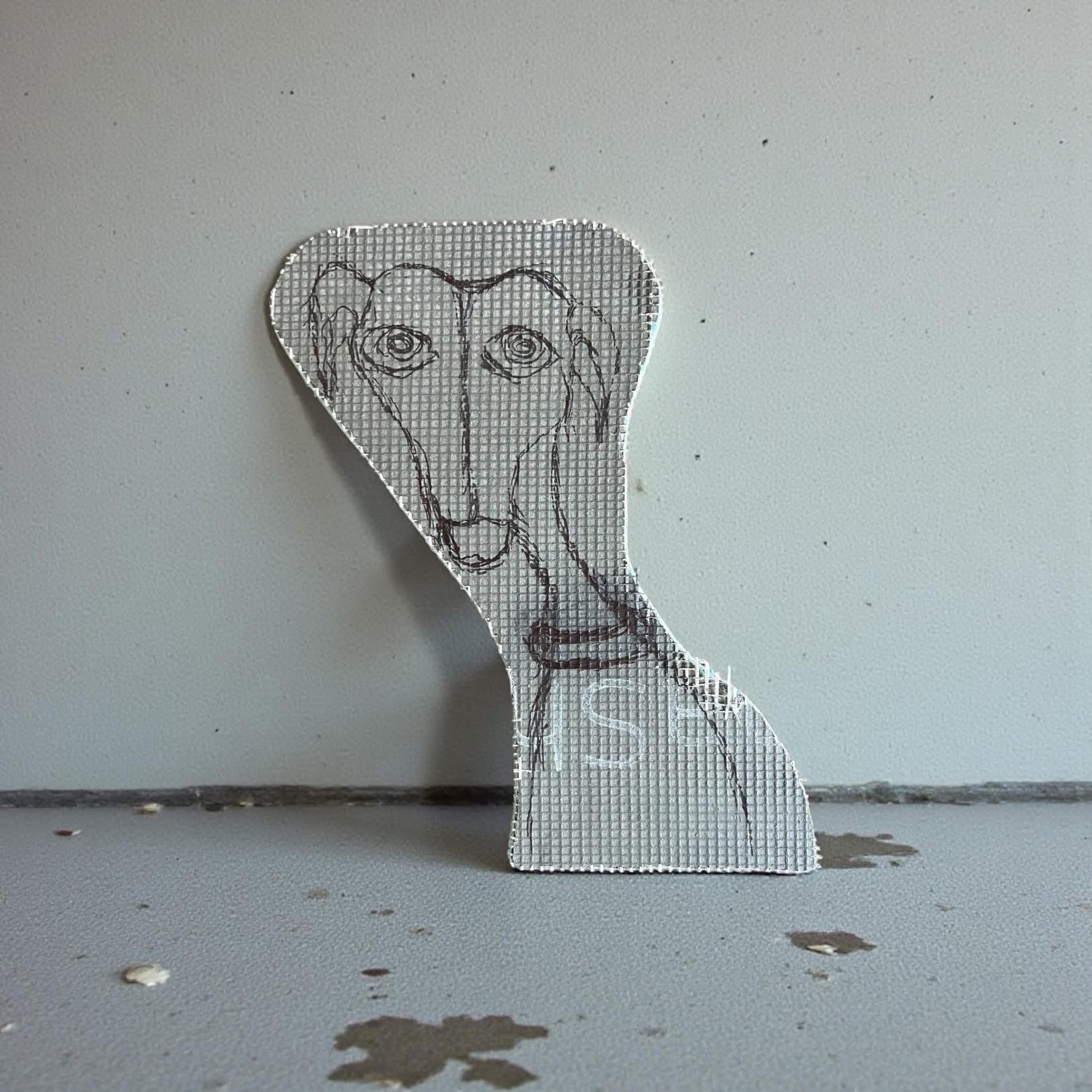 Mosaic Doggo. Wall Hanging.