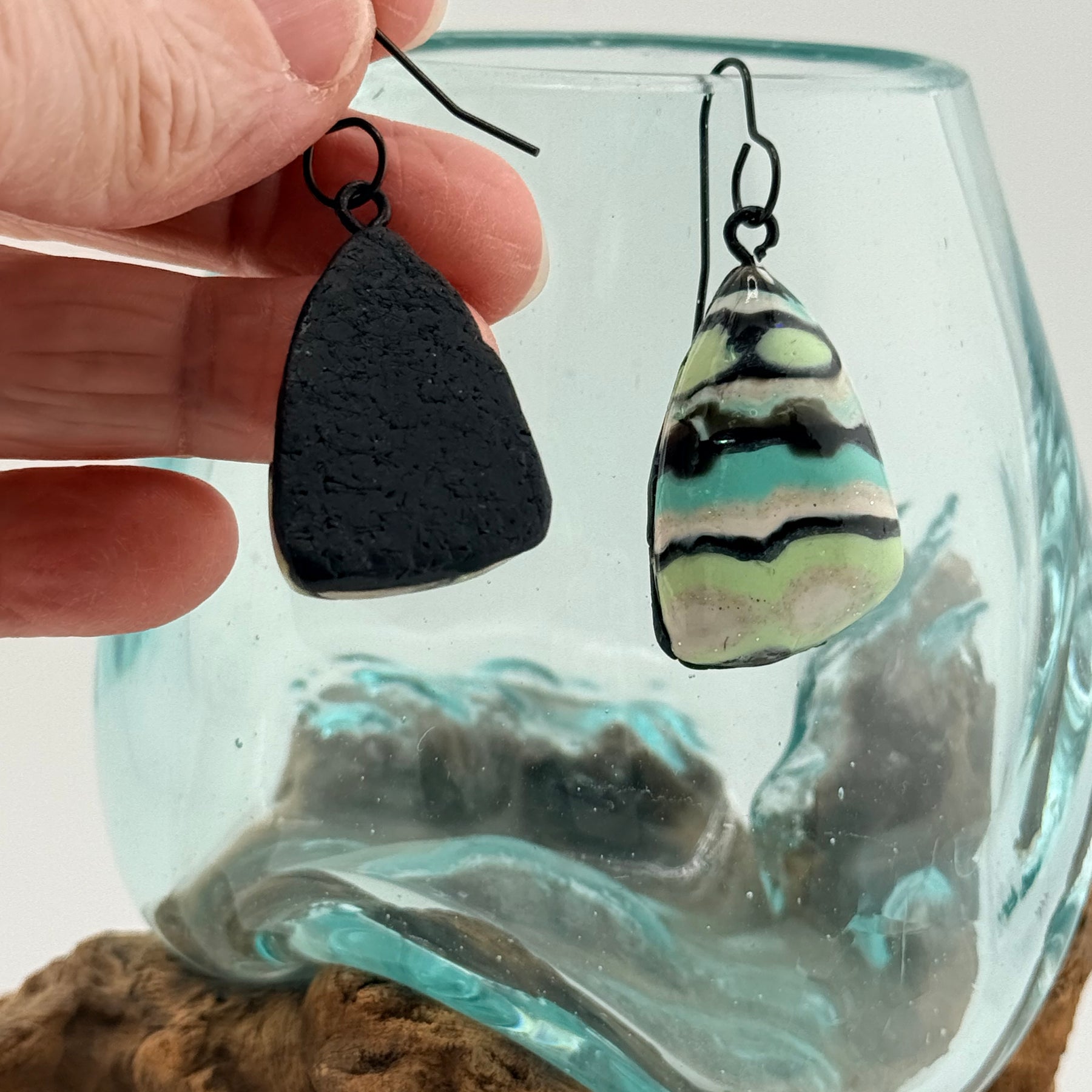 The Off Pattern Collection | Organic Shape Drop Earrings