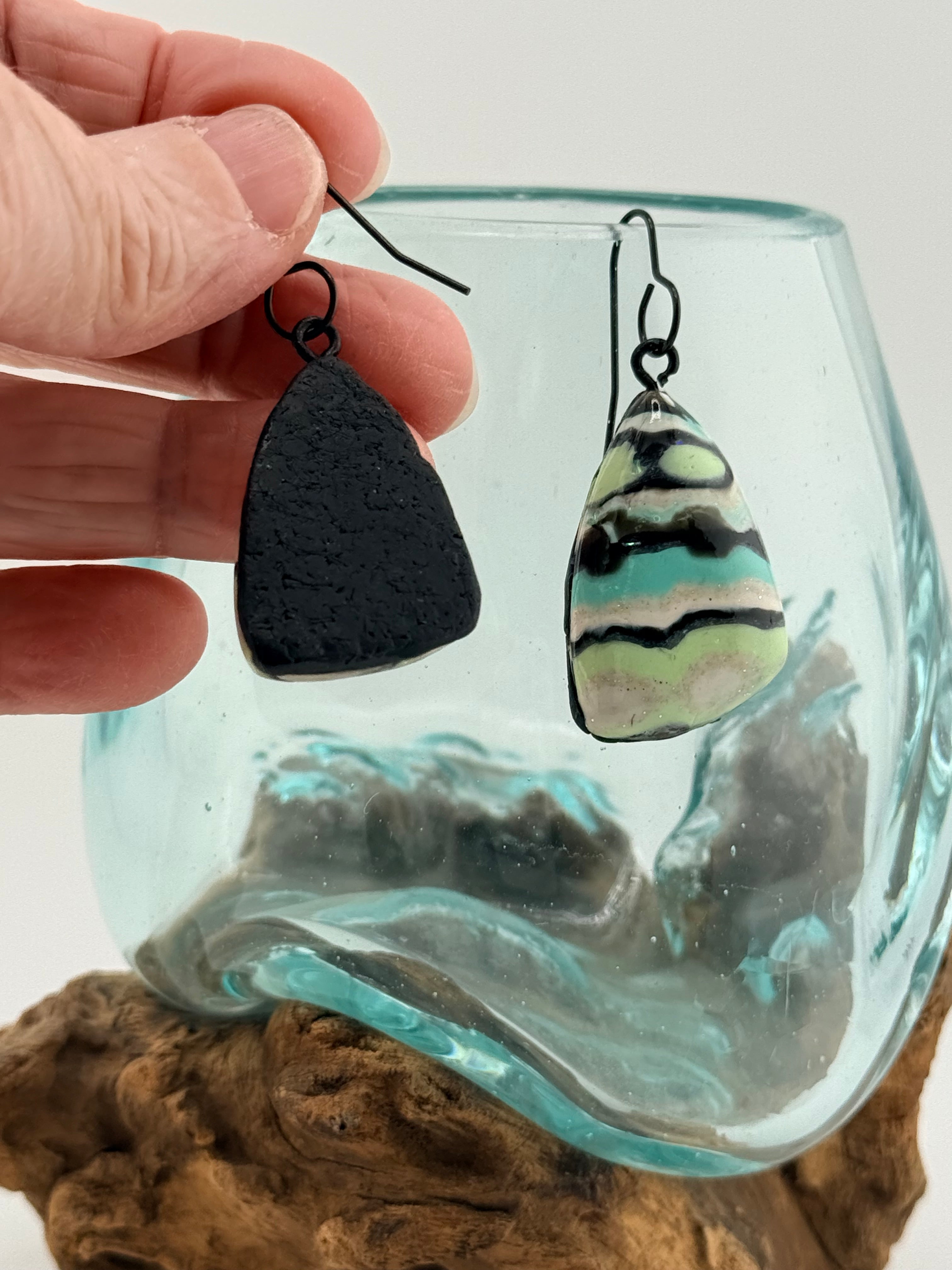 The Off Pattern Collection | Organic Shape Drop Earrings
