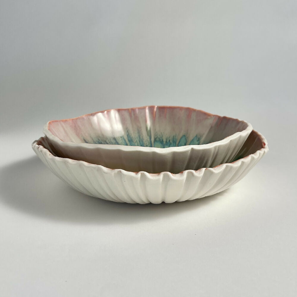 Australian-Ceramic-Pottery-Artist-Ana-Ceramica-Home-Decor-Kitchen-and-Dining-Servingware-Ceramic-Ruffle-Bowl-Large-Medium-Organic-Free-Flowing-Handmade-Pottery