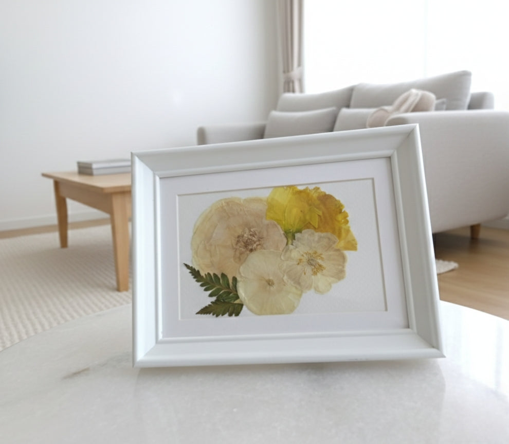 Radiant Ranunculus | Pressed Flower Handmade Card