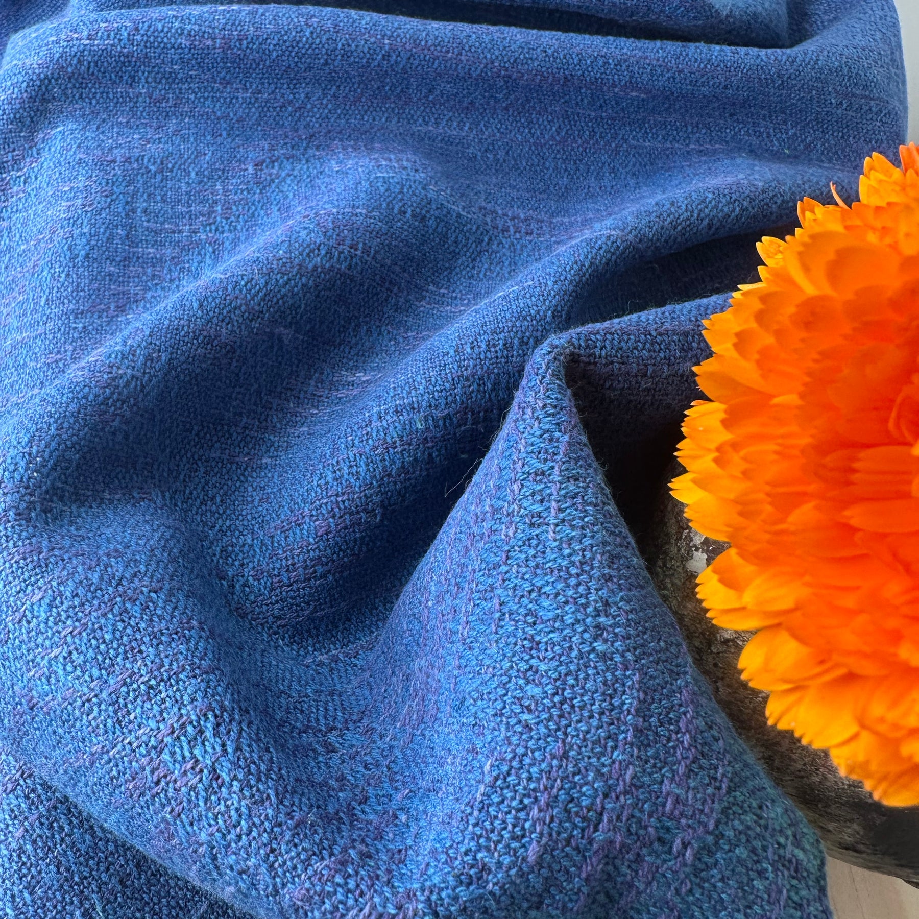 Hand-Dyed and Handwoven Linen/Cotton Tea Towels