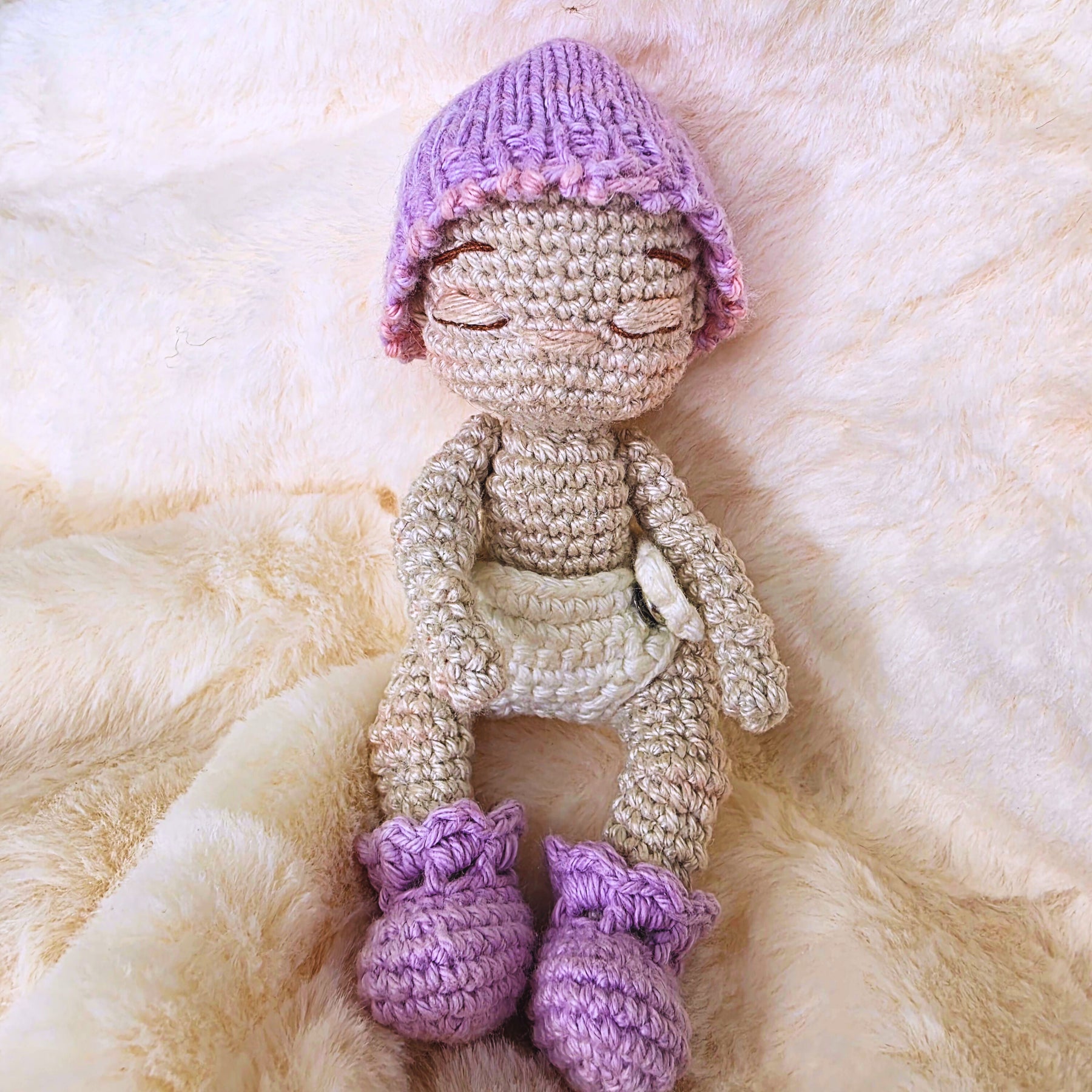 Tiny sleeping baby