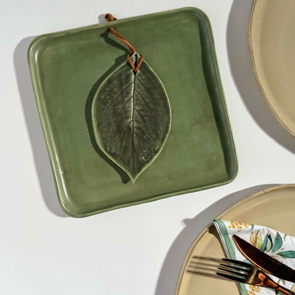 Australian-Ceramic-Pottery-Artist-Ana-Ceramica-Home-Decor-Kitchen-and-Dining-Storage-Handcrafted-Ceramic-Leaf-Napkin-Holder