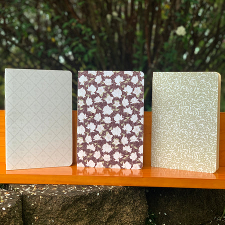 Hand-stitched A5 softcover notebooks original designed cover BTR