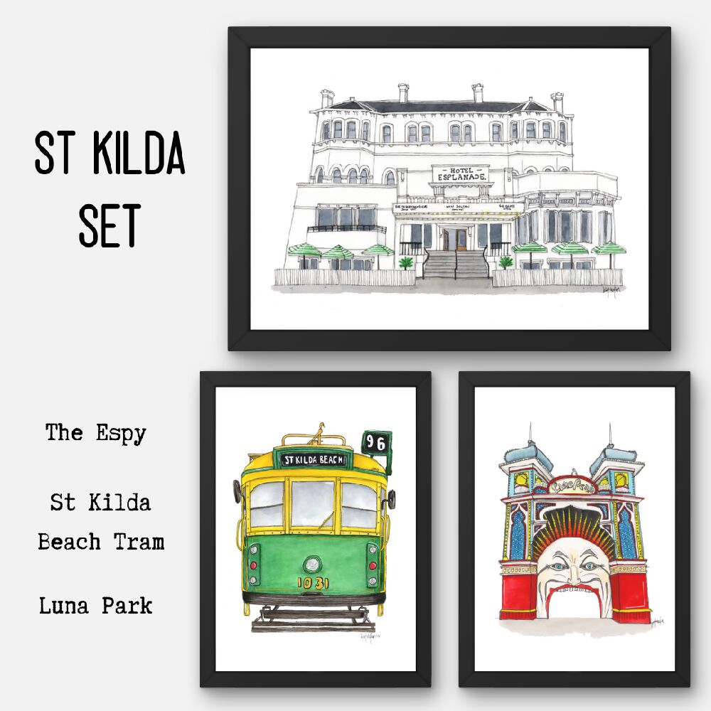 The Melbourne Series - St Kilda Set