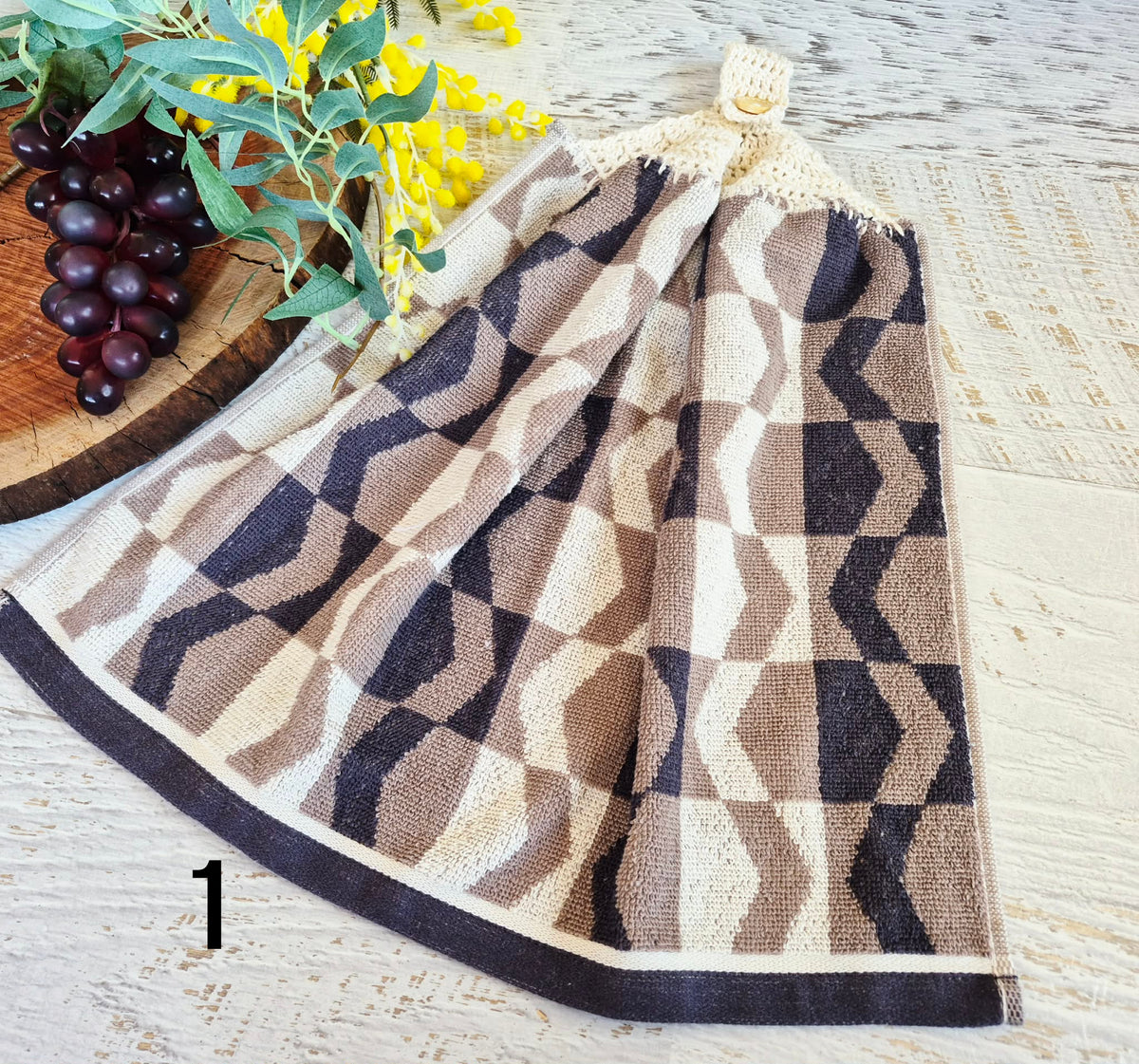 Kitchen Hand Towel | Hanging | Cotton | SINGLE LAYER | 9 Styles - 1-9
