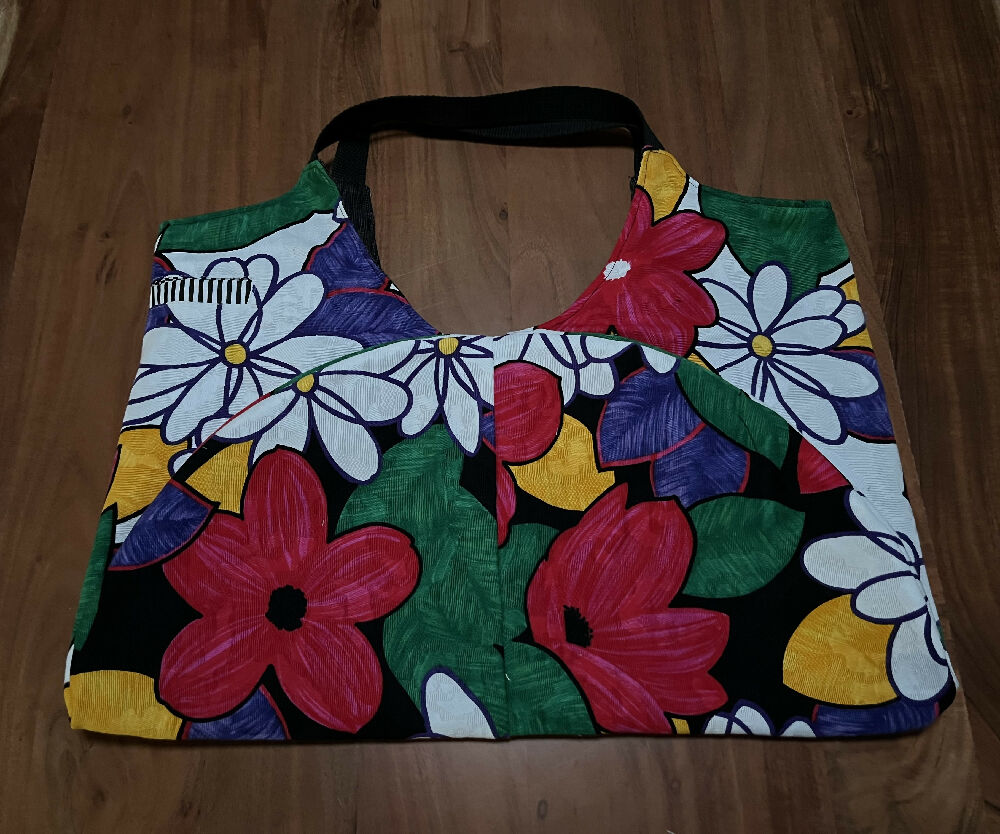 Reversible Tote Bag with pocket