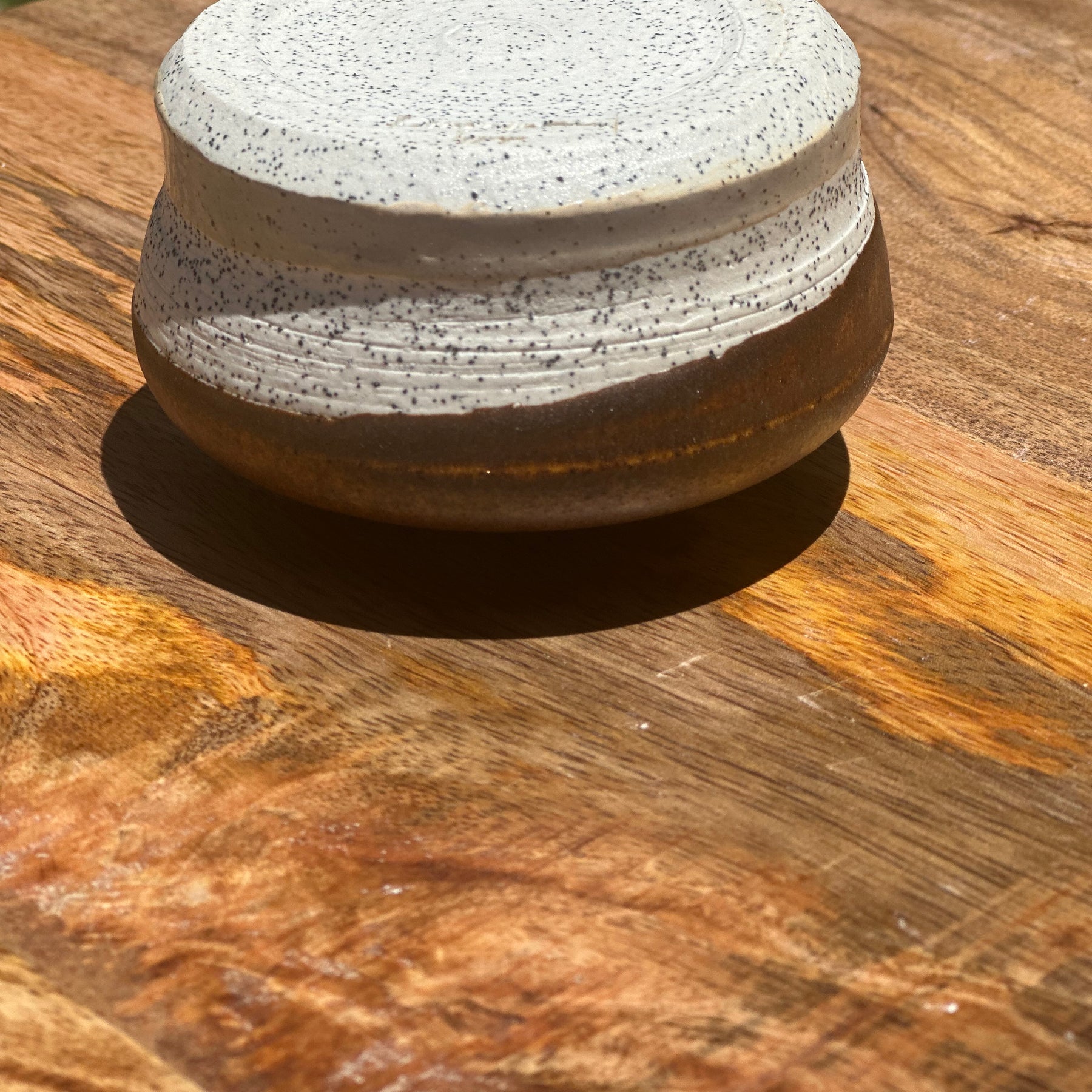 Leather and Stone - Bud Vase/Incense Stick Vessel