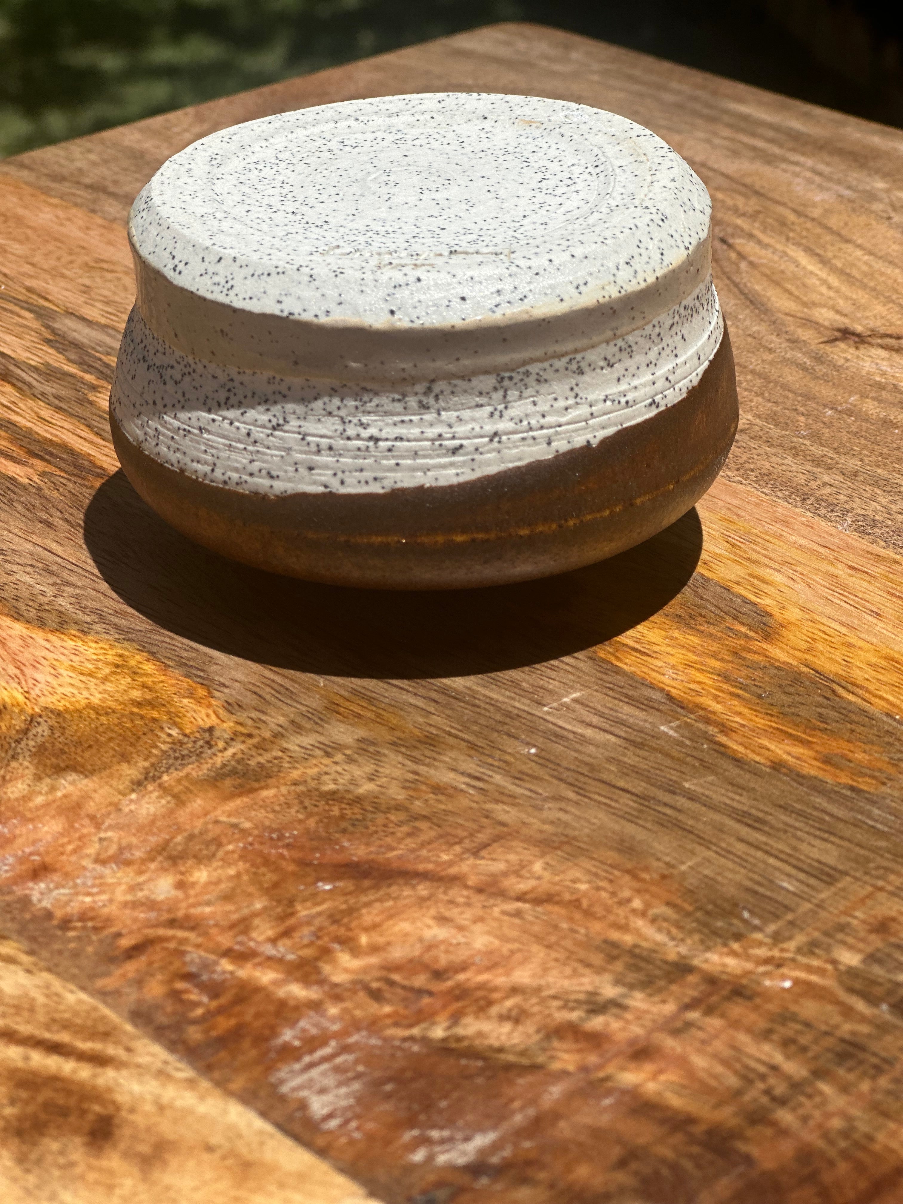 Leather and Stone - Bud Vase/Incense Stick Vessel