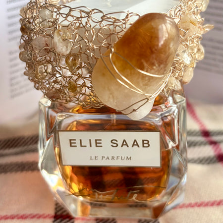 Lumière – Citrine Crochet Bracelet