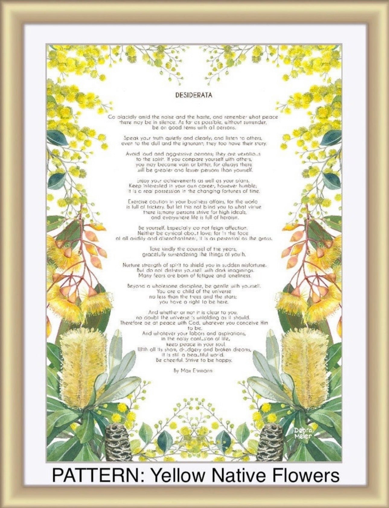 Desiderata art print by Debra Meier Art