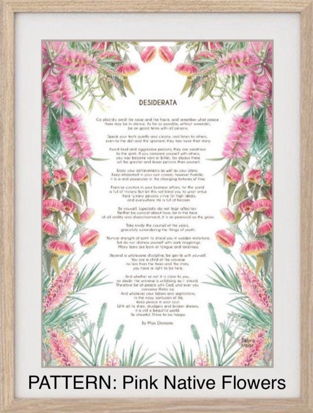 Desiderata art print by Debra Meier Art