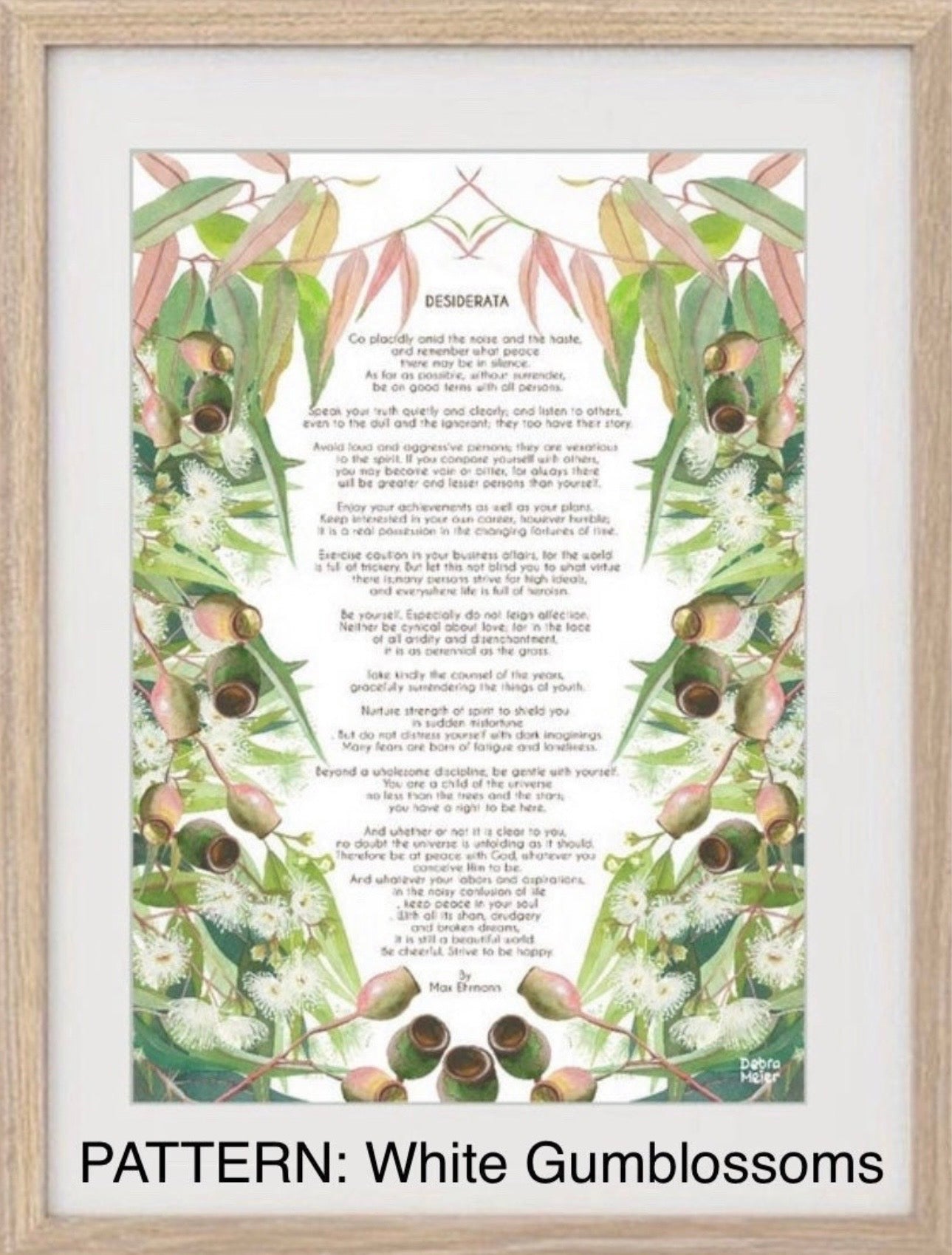 Desiderata art print by Debra Meier Art