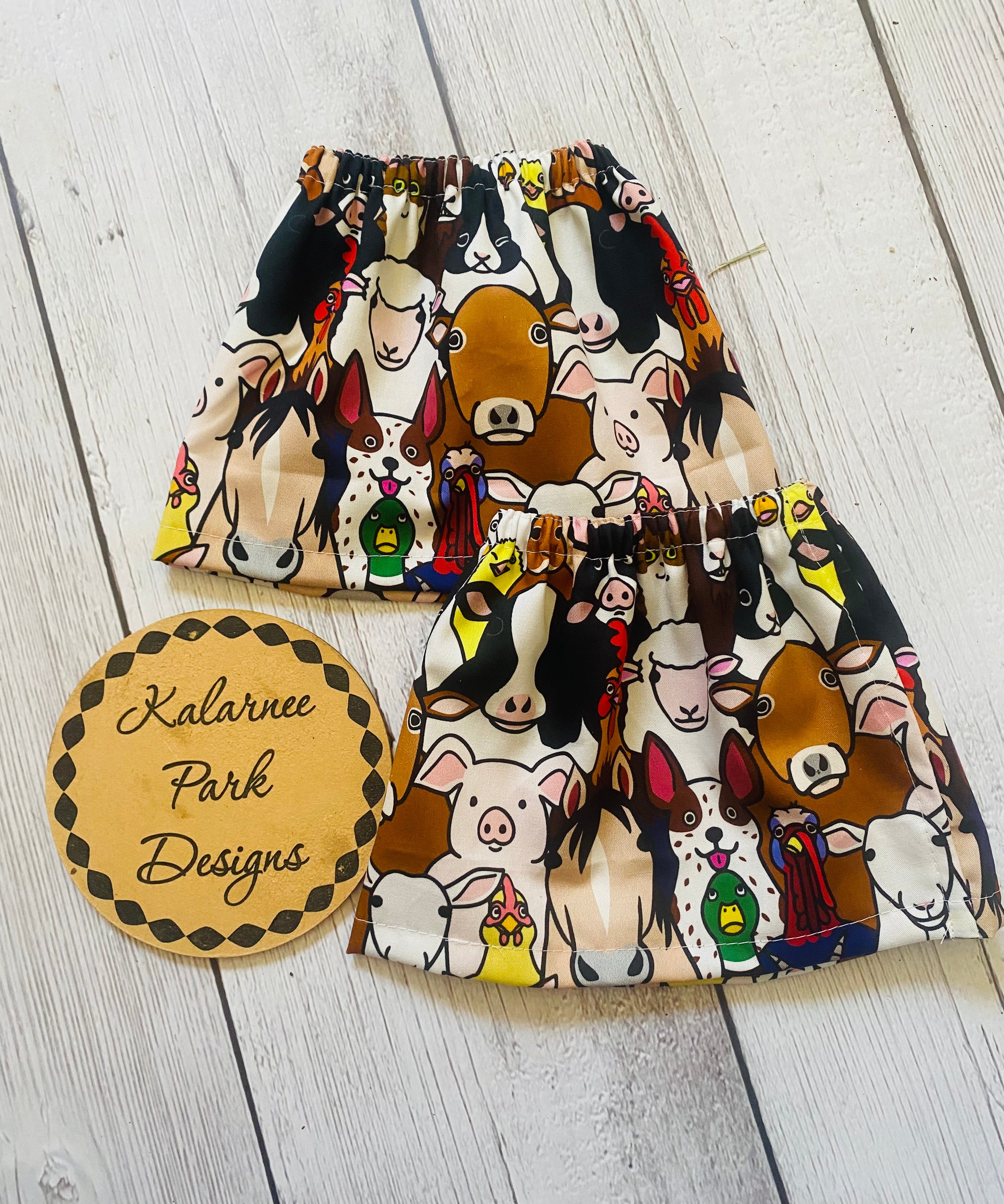 ''Farm Faces" Adult Sock Savers