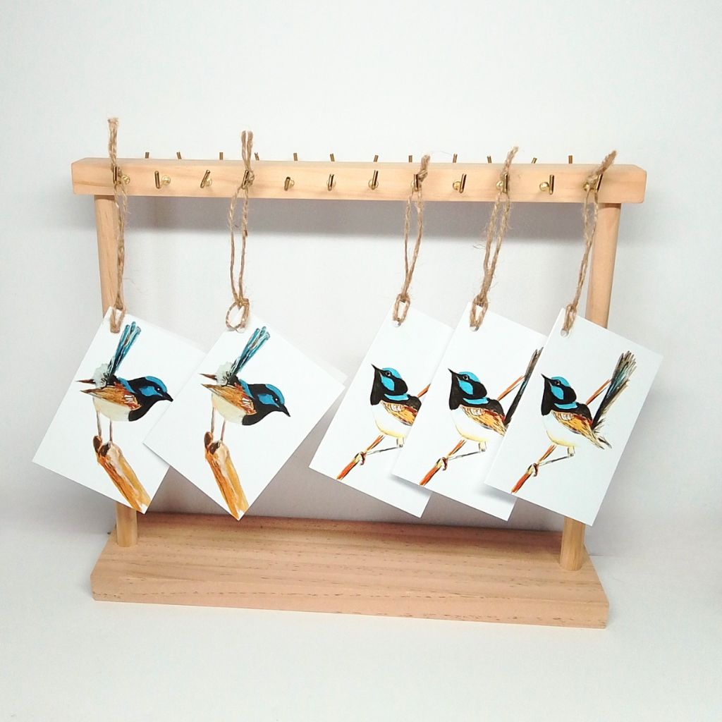 Handpainted Blue Wren Series Notebooks