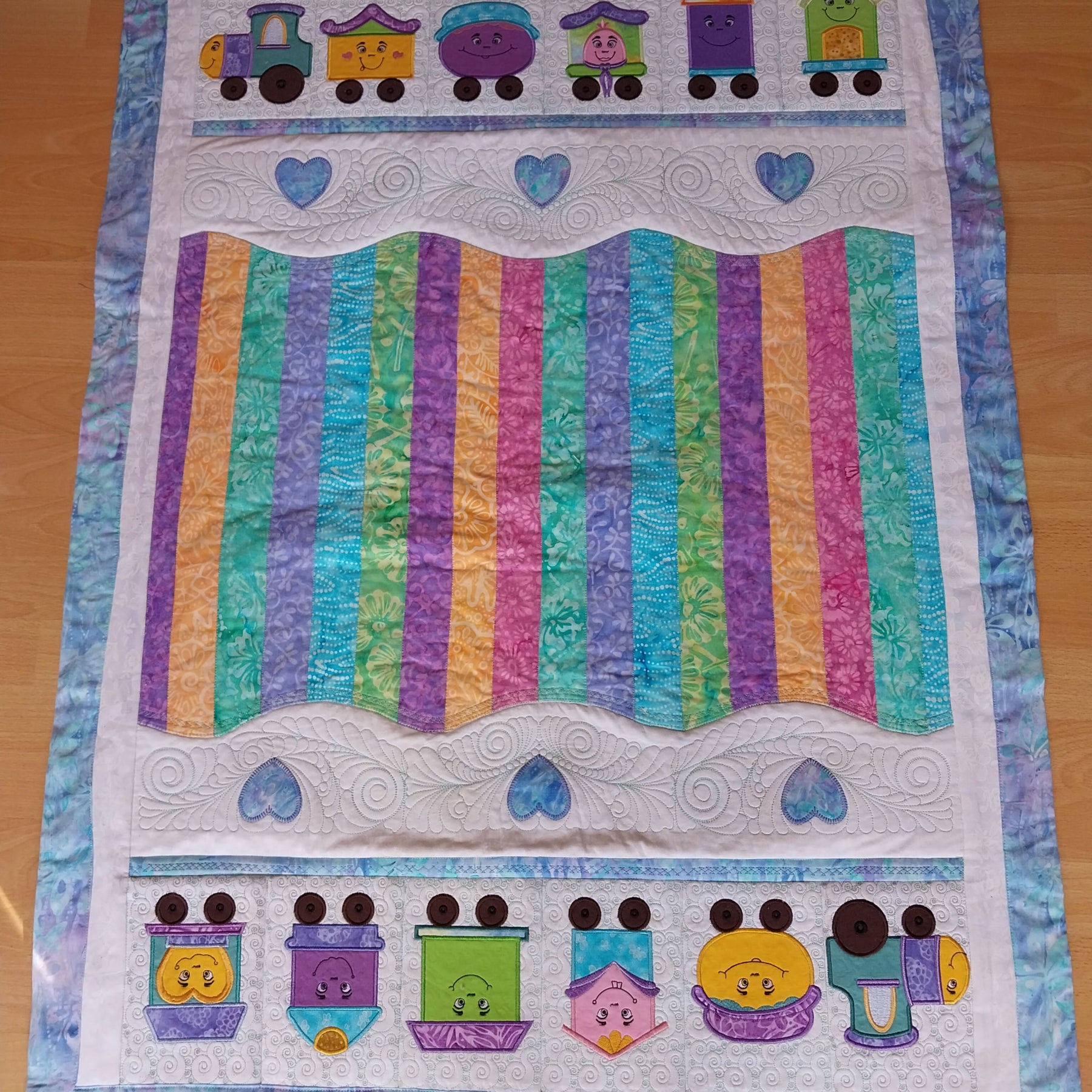 Little Train Cot Quilt