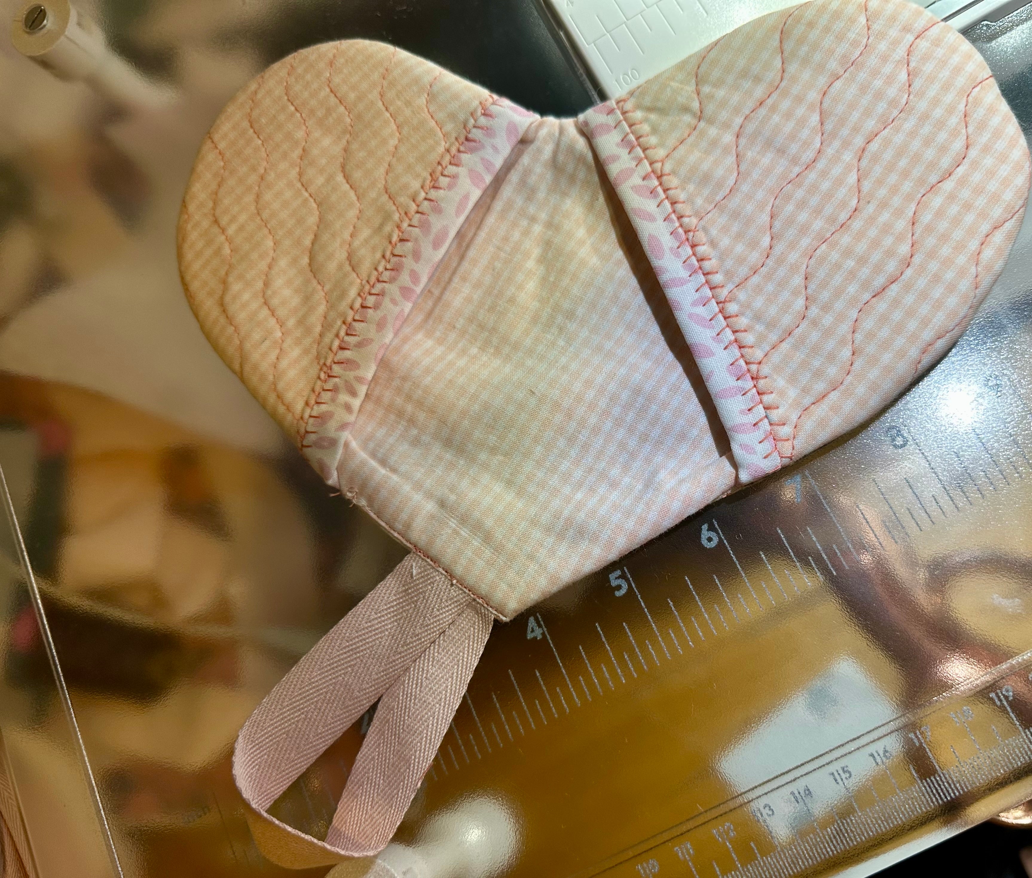 Cute heart shaped Oven Mitts