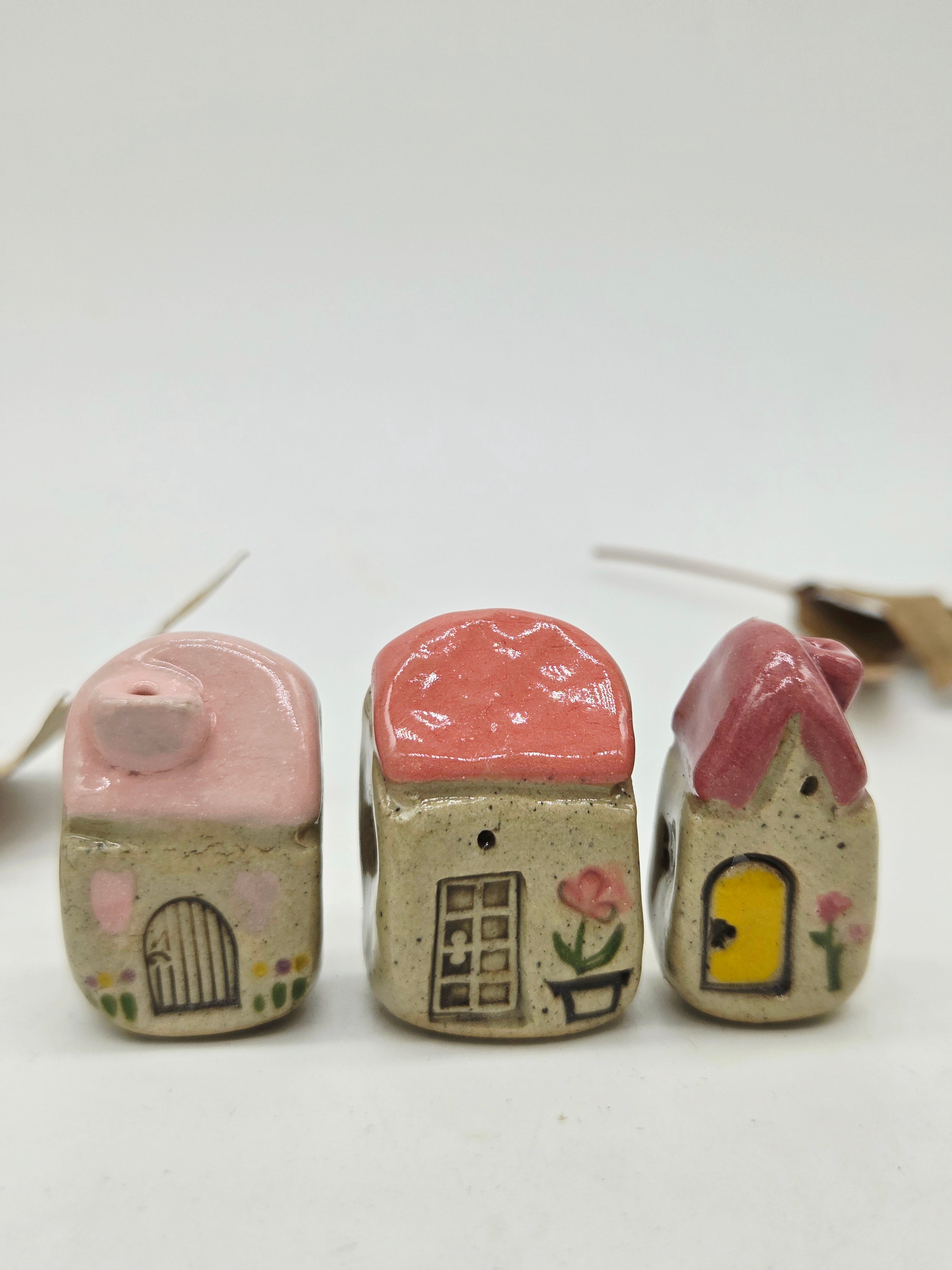 Tiny Ceramic Village - Candyfloss Crescent