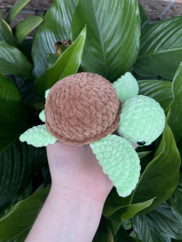 Turtle - Cute Crocheted Soft and Fluffy Amigurumi Plushie