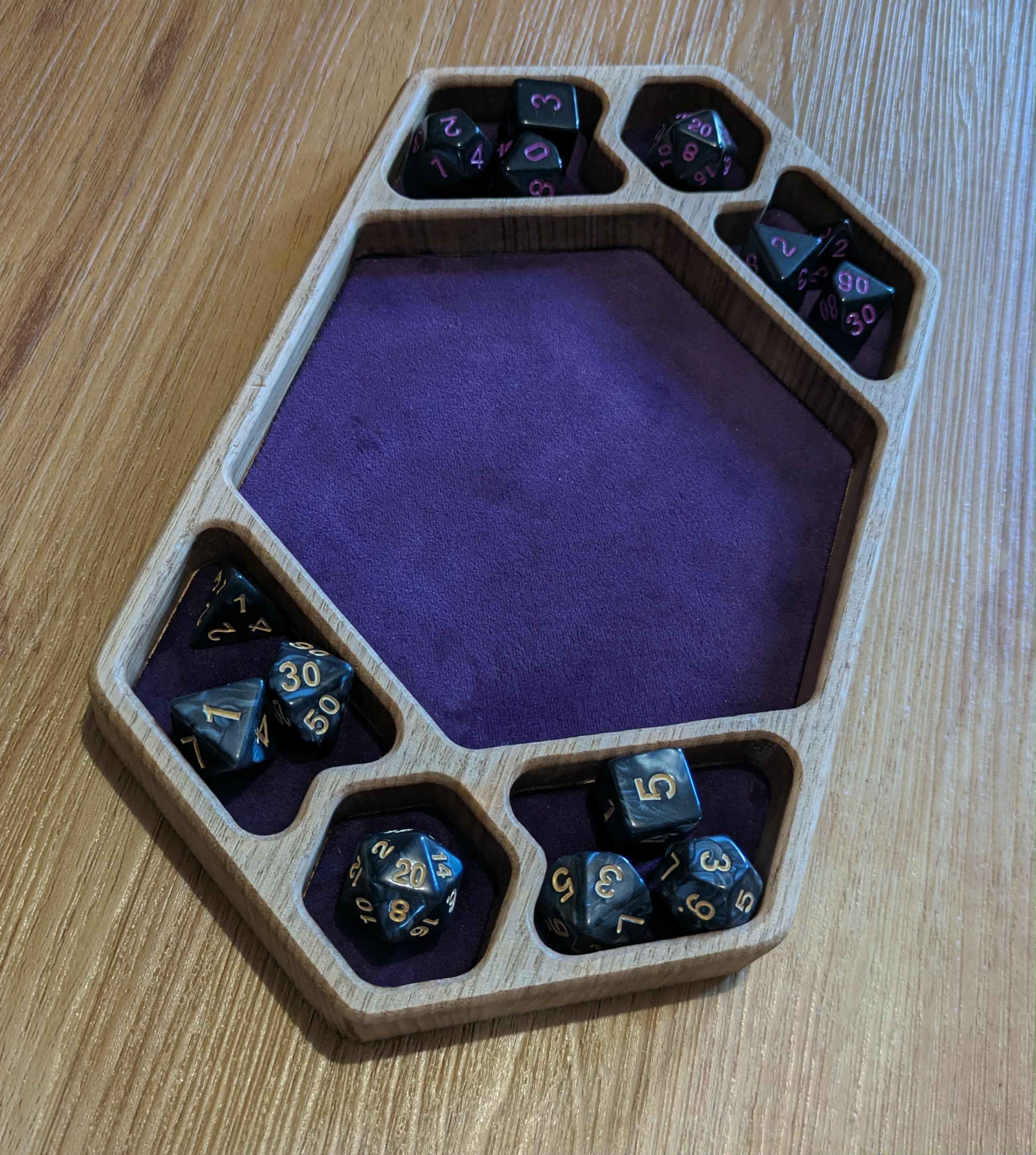 Tasmanian Oak Dice Rolling Tray
