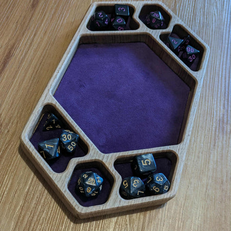 Tasmanian Oak Dice Rolling Tray