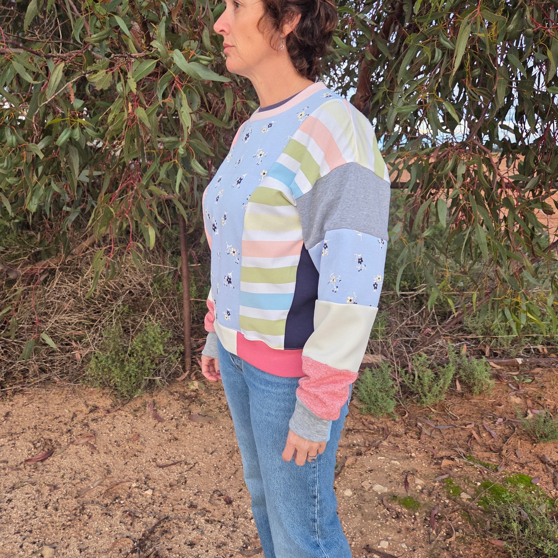 Sweet Pastel - Patchy Fleece - S/M