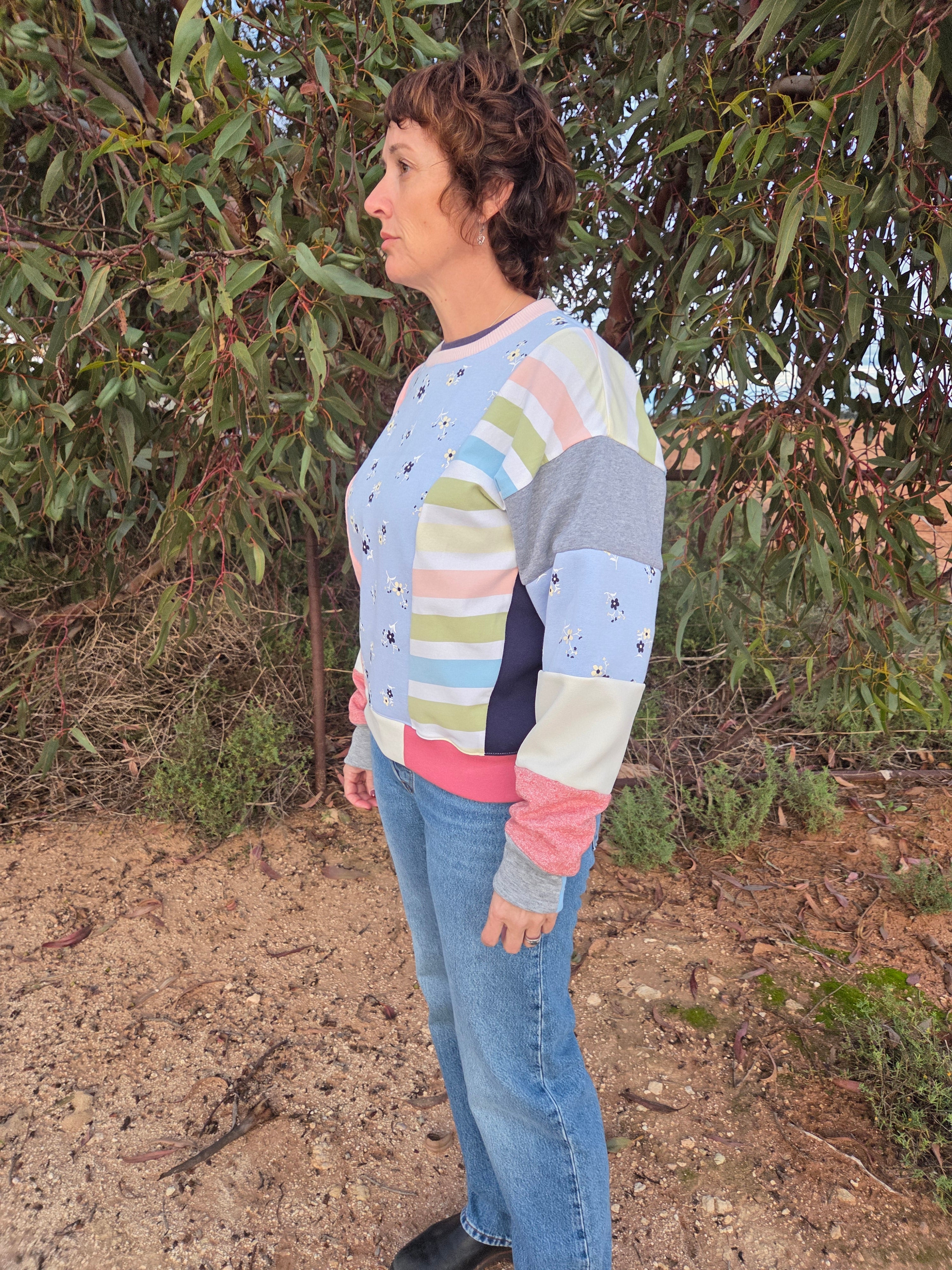Sweet Pastel - Patchy Fleece - S/M