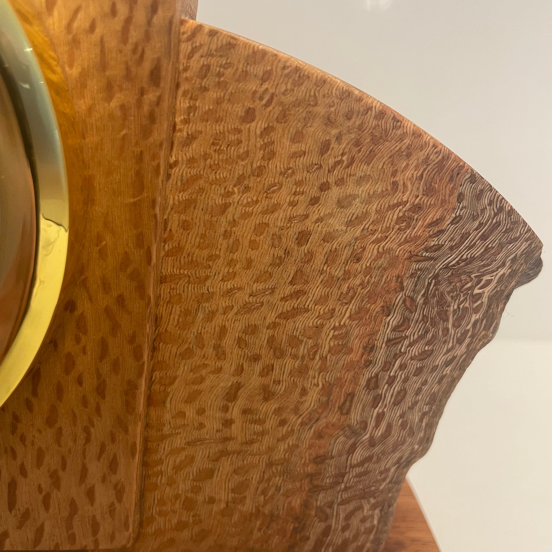 Silky Oak Desk Clock