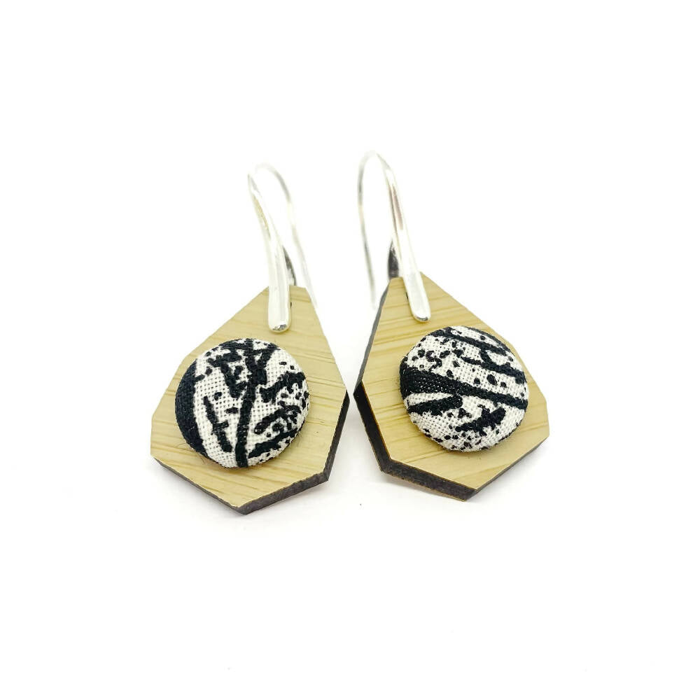 Kimono Facet Earrings