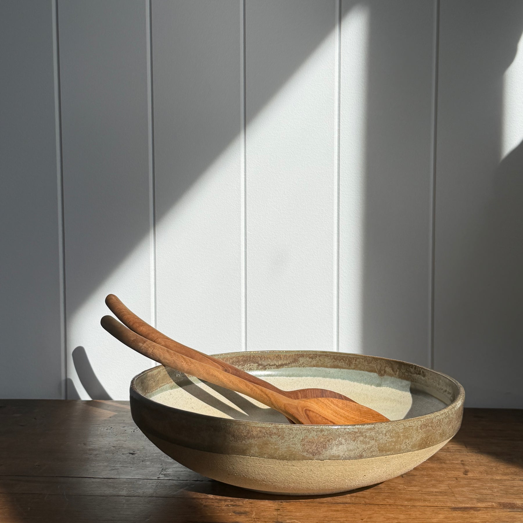 Handmade Ceramic Salad Serving Bowl
