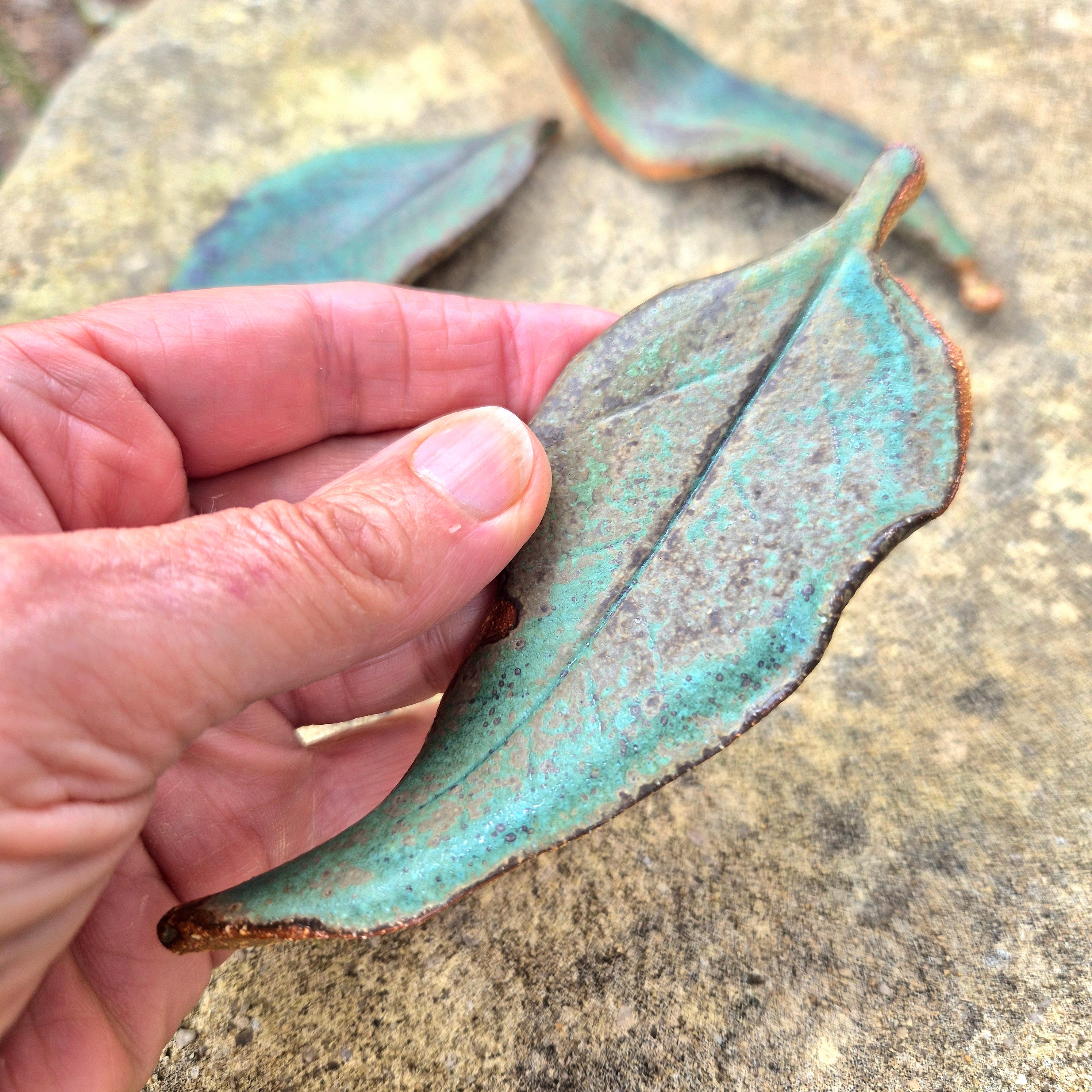Eucalyptus Leaf Decoration - Ceramic Leaves