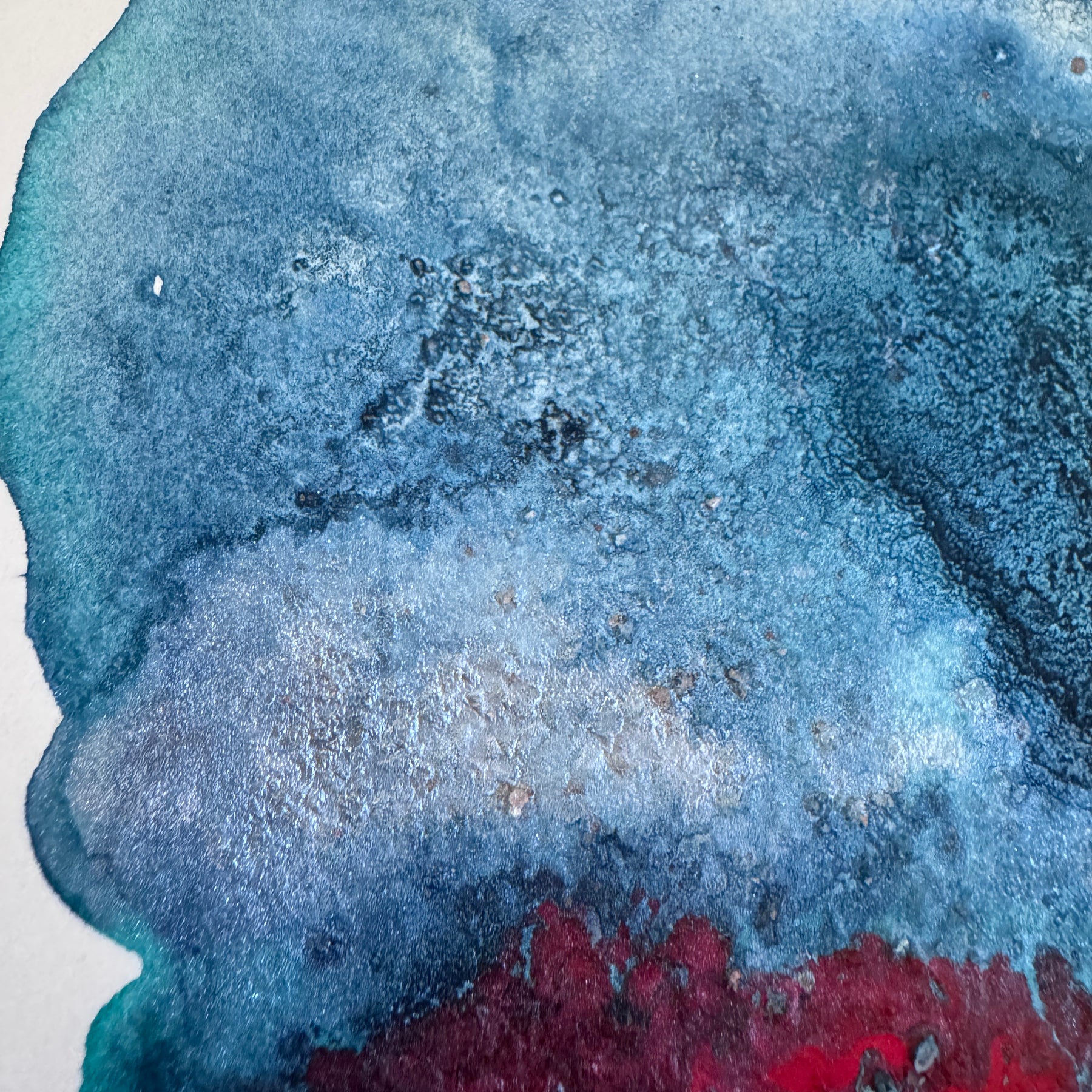 Beneath The Surface Abstract Watercolour Artwork