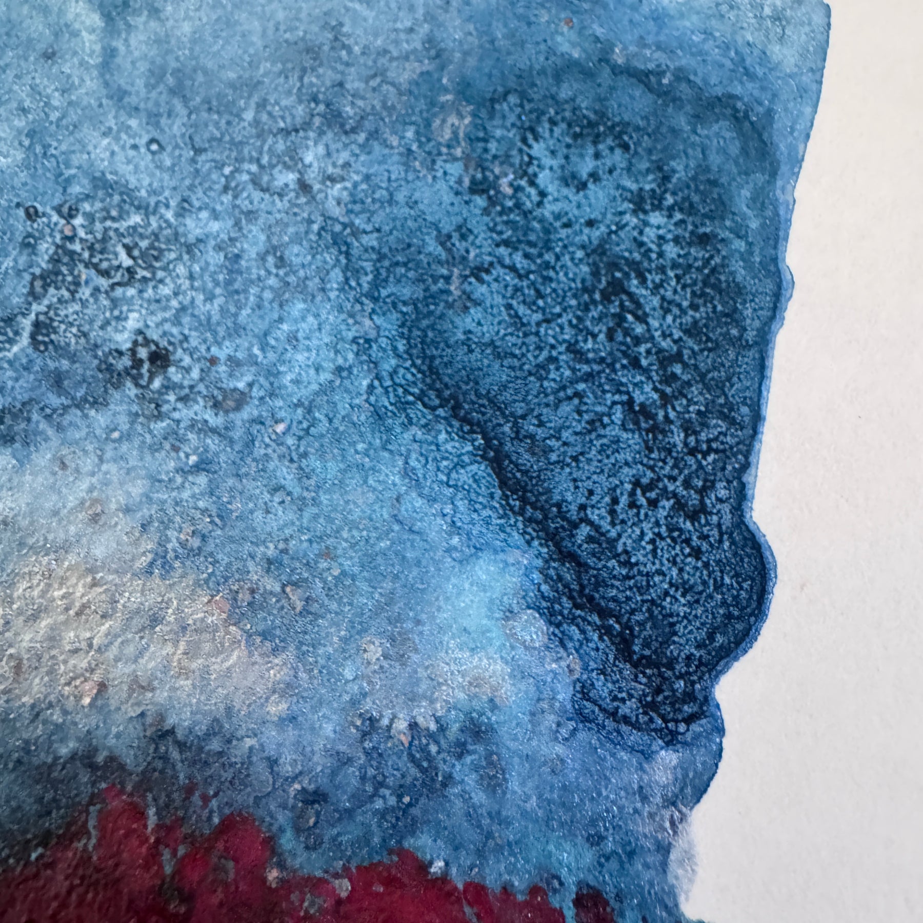 Beneath The Surface Abstract Watercolour Artwork