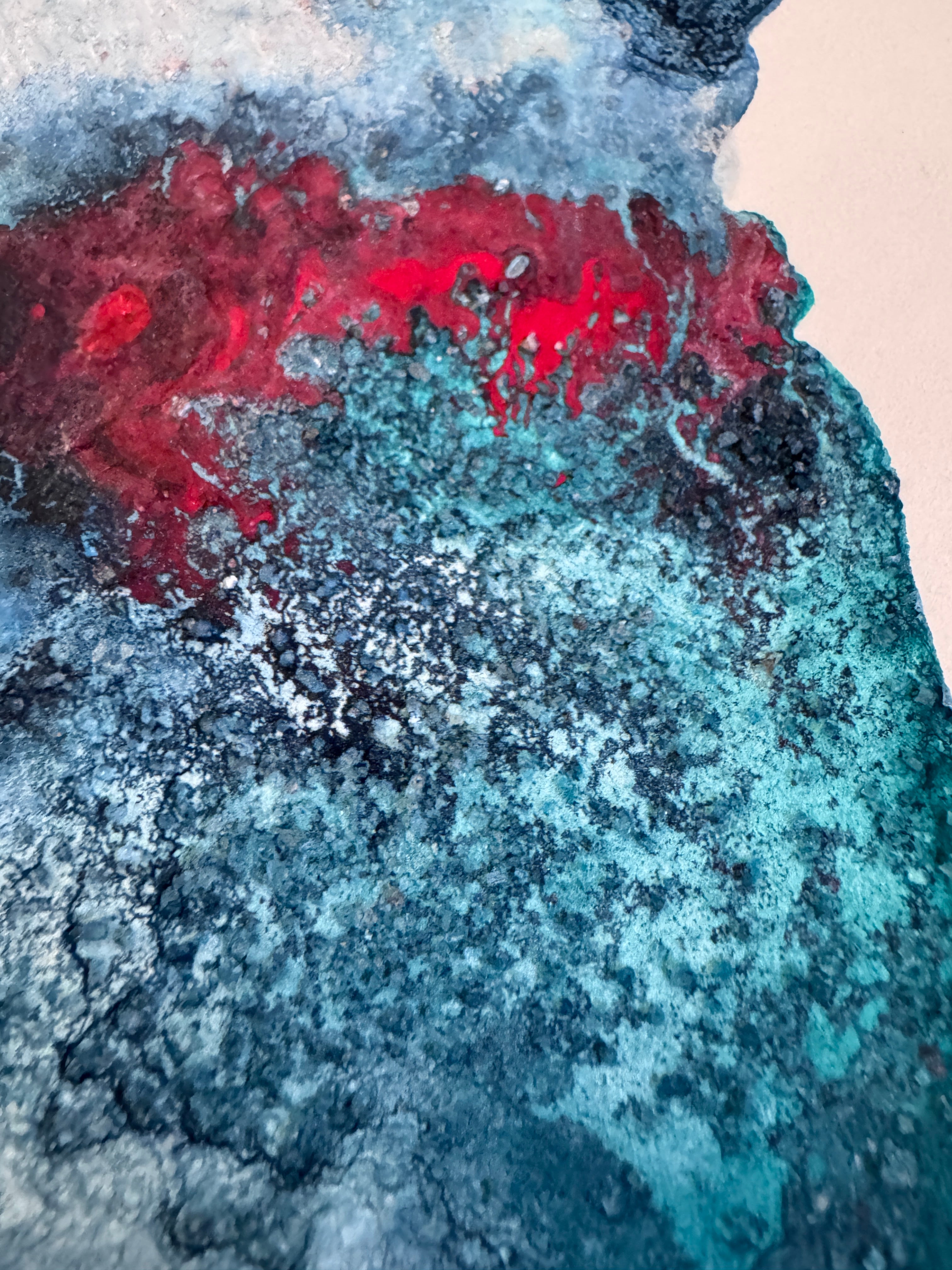 Beneath The Surface Abstract Watercolour Artwork