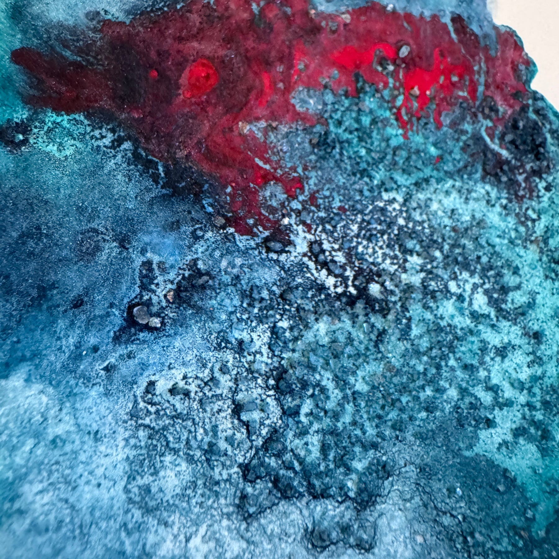 Beneath The Surface Abstract Watercolour Artwork