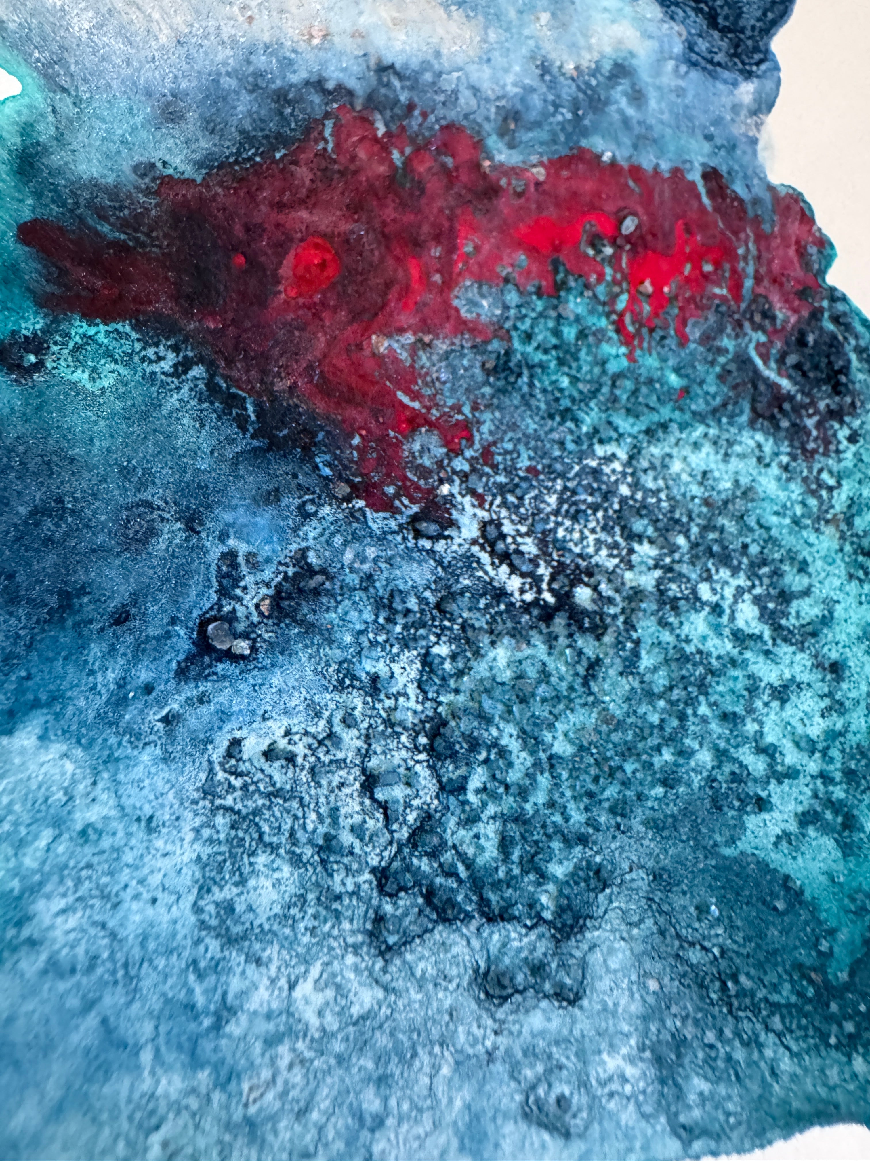 Beneath The Surface Abstract Watercolour Artwork