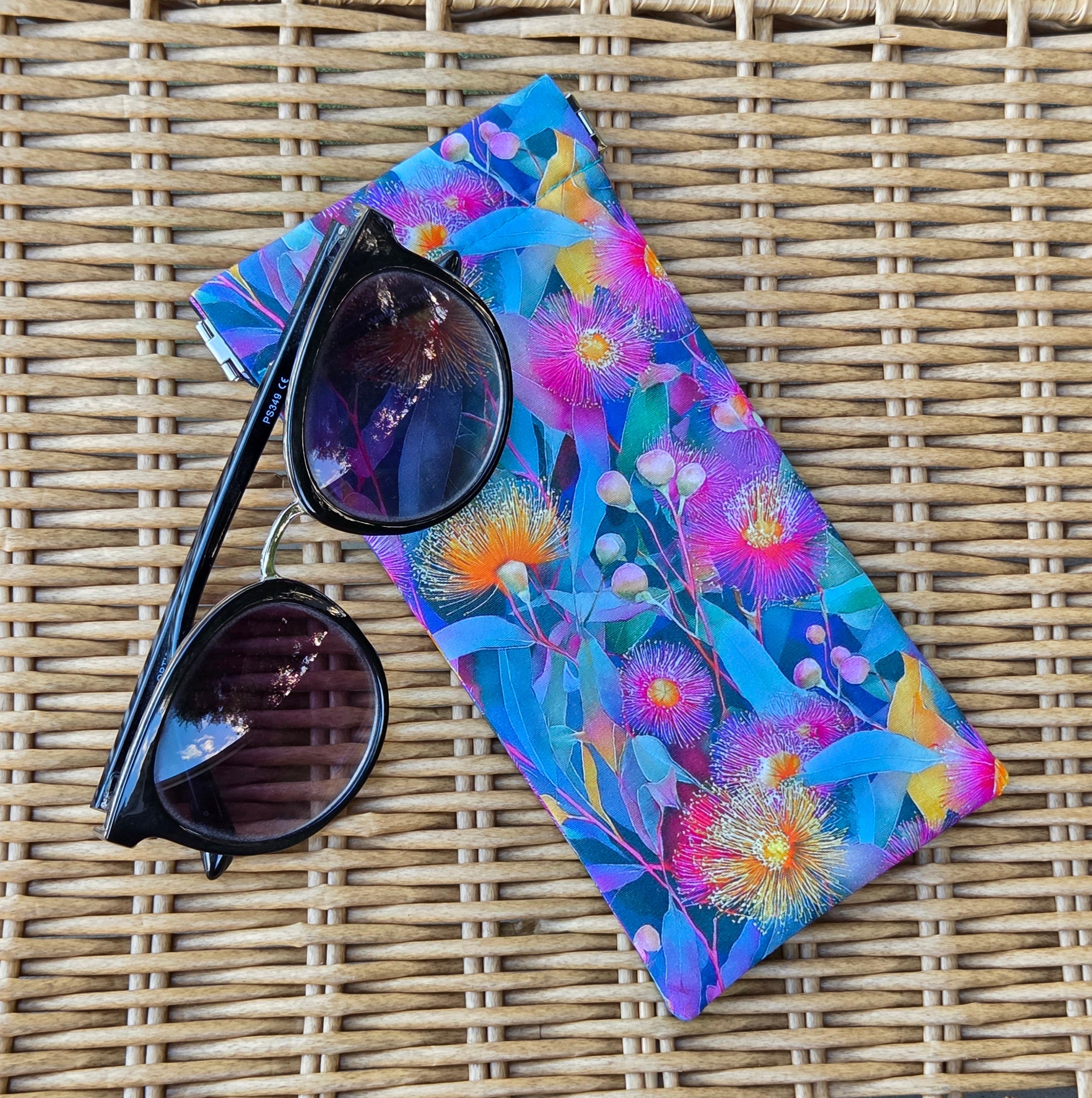 Eucalyptus Flower Sunglass Pouches