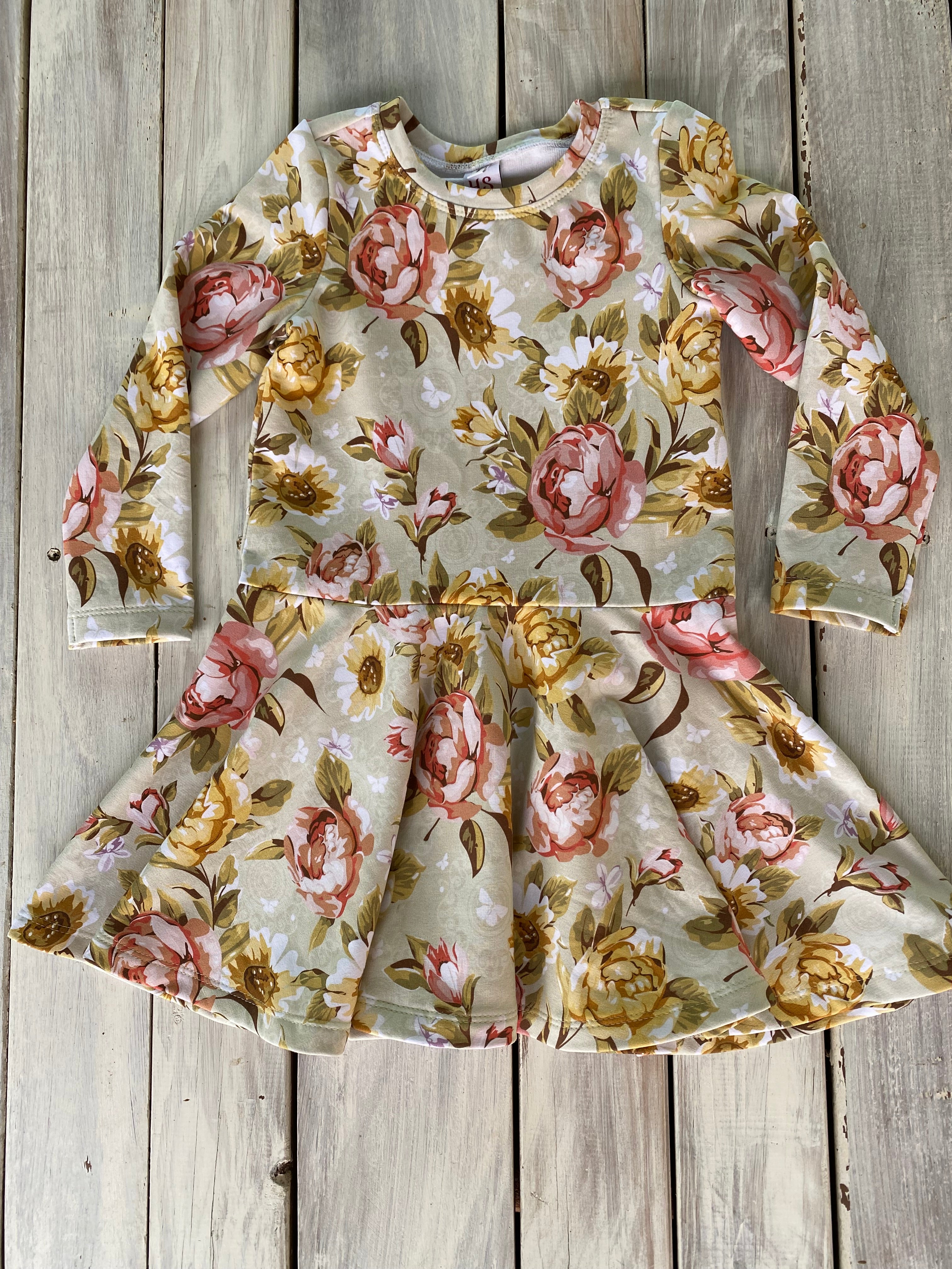 Childs Floral Dress size 5
