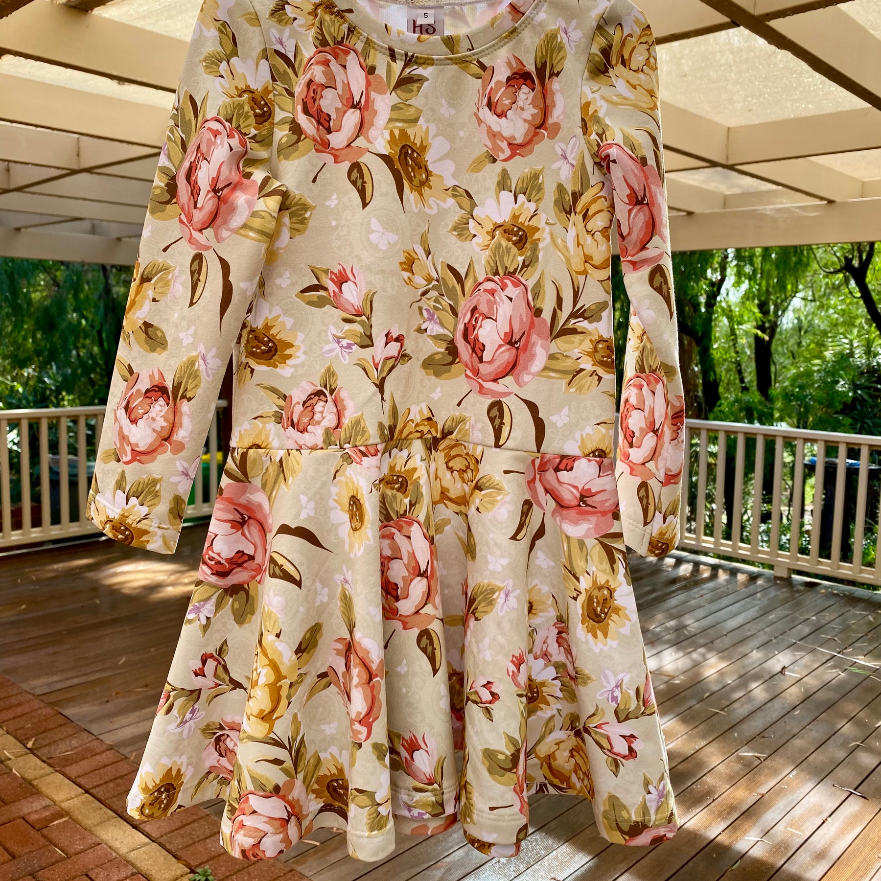 Childs Floral Dress size 5