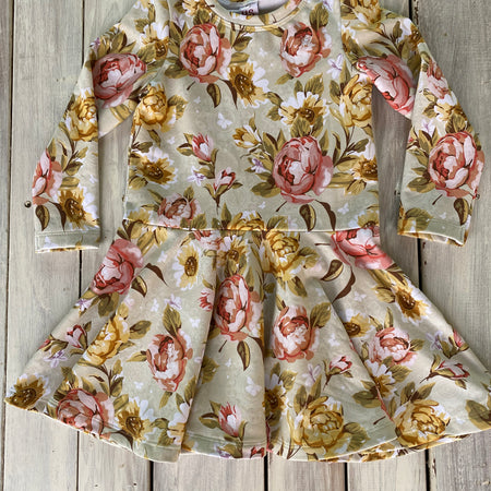 Childs Floral Dress size 5