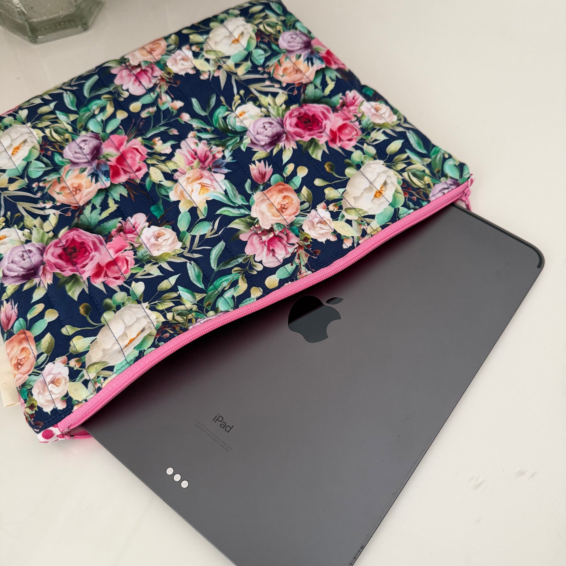 Quilted iPad Zipper Pouch - Various Designs