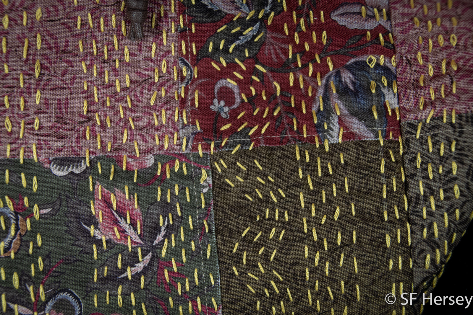 Handmade Japanese-style Drawstring Pouch