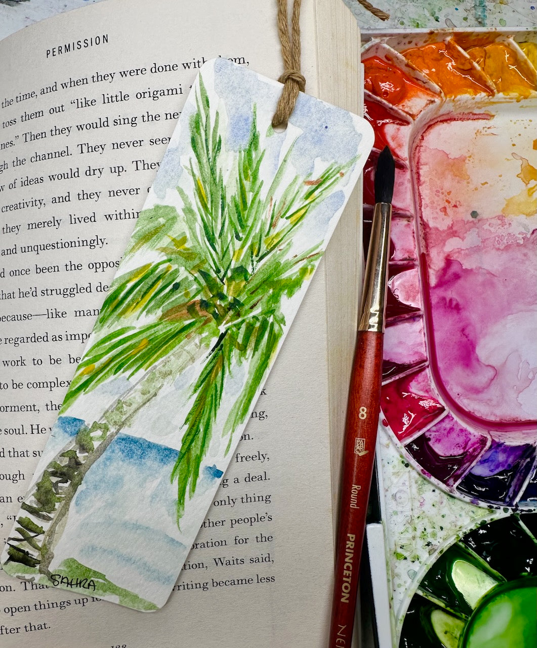Bookmarks Unique Hand Painted Original Artwork